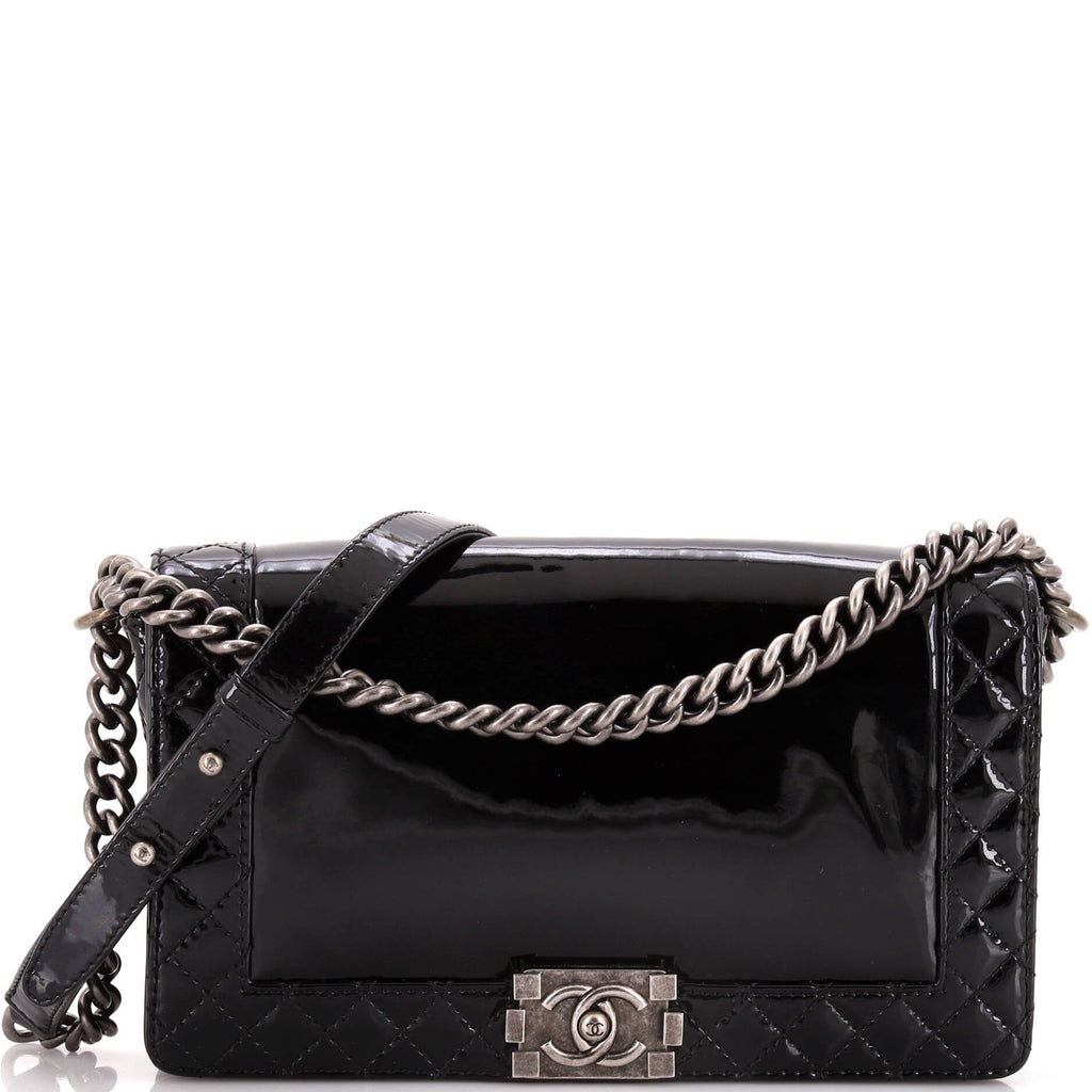 Reverso Boy Flap Bag Patent New Medium