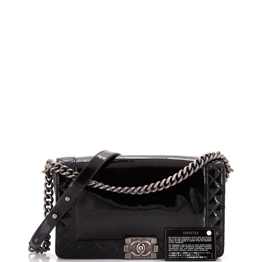 Reverso Boy Flap Bag Patent New Medium