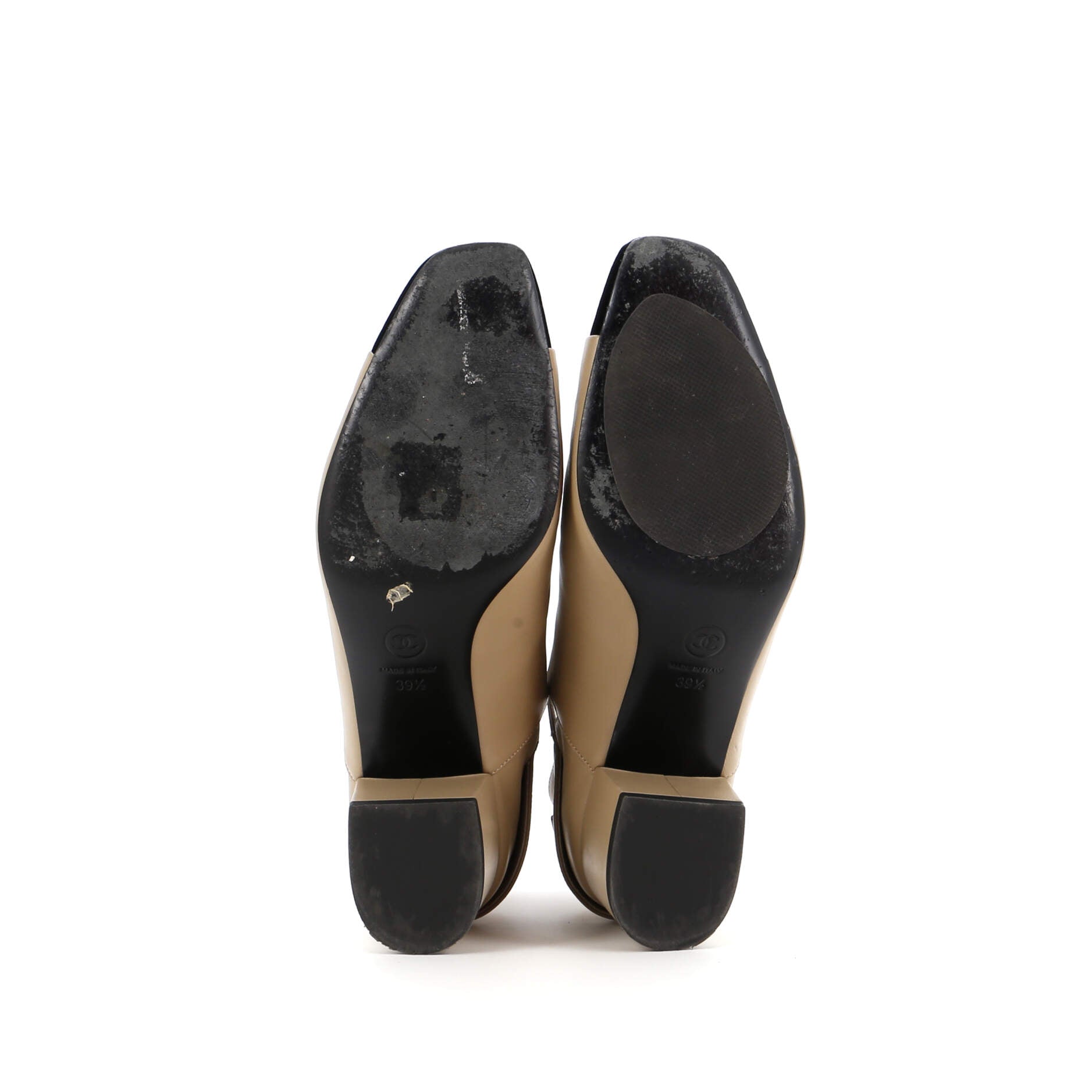 Women's Logo Cap Toe Short Ankle Boots Leather with Velvet