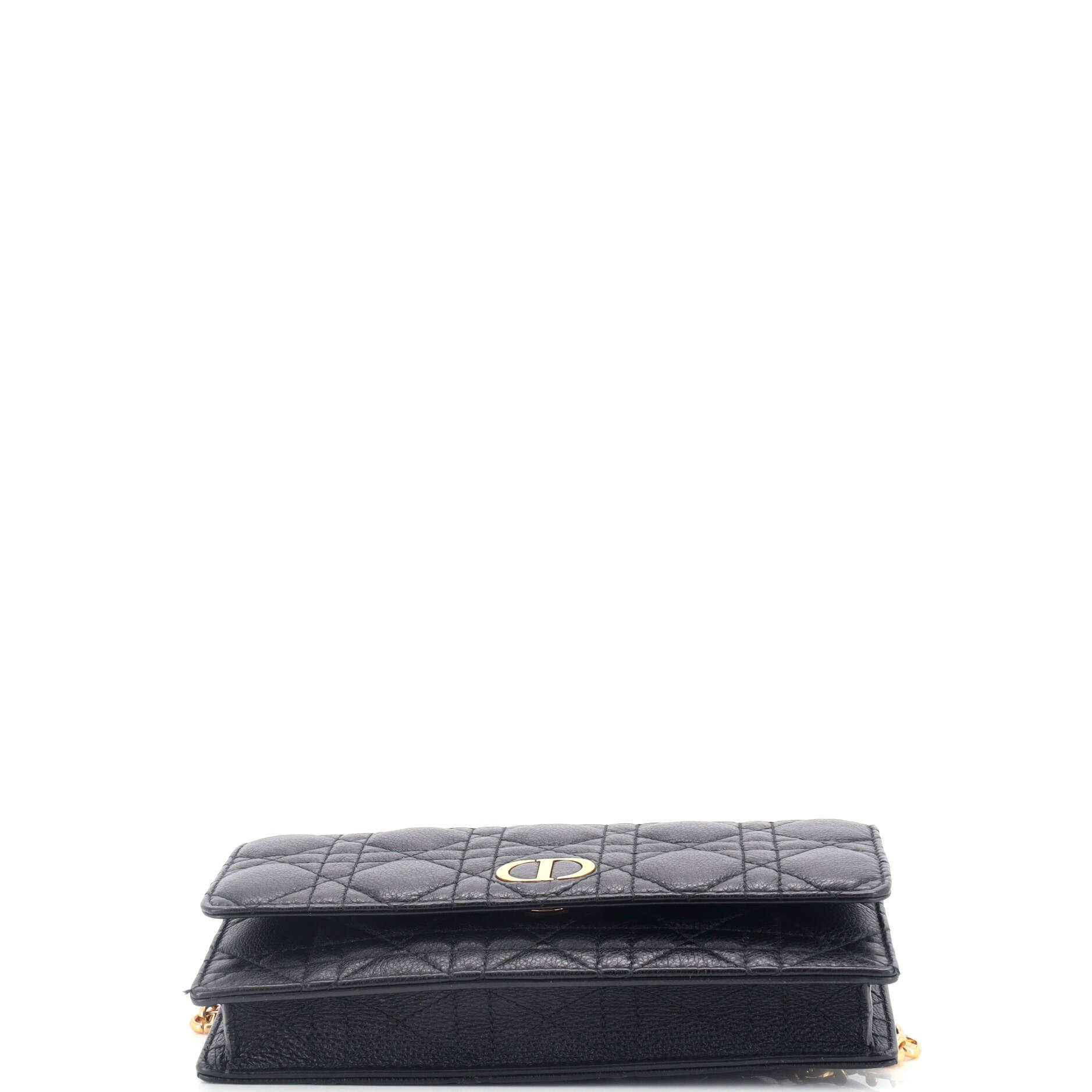 Caro Belt Pouch with Chain Cannage Quilt Calfskin