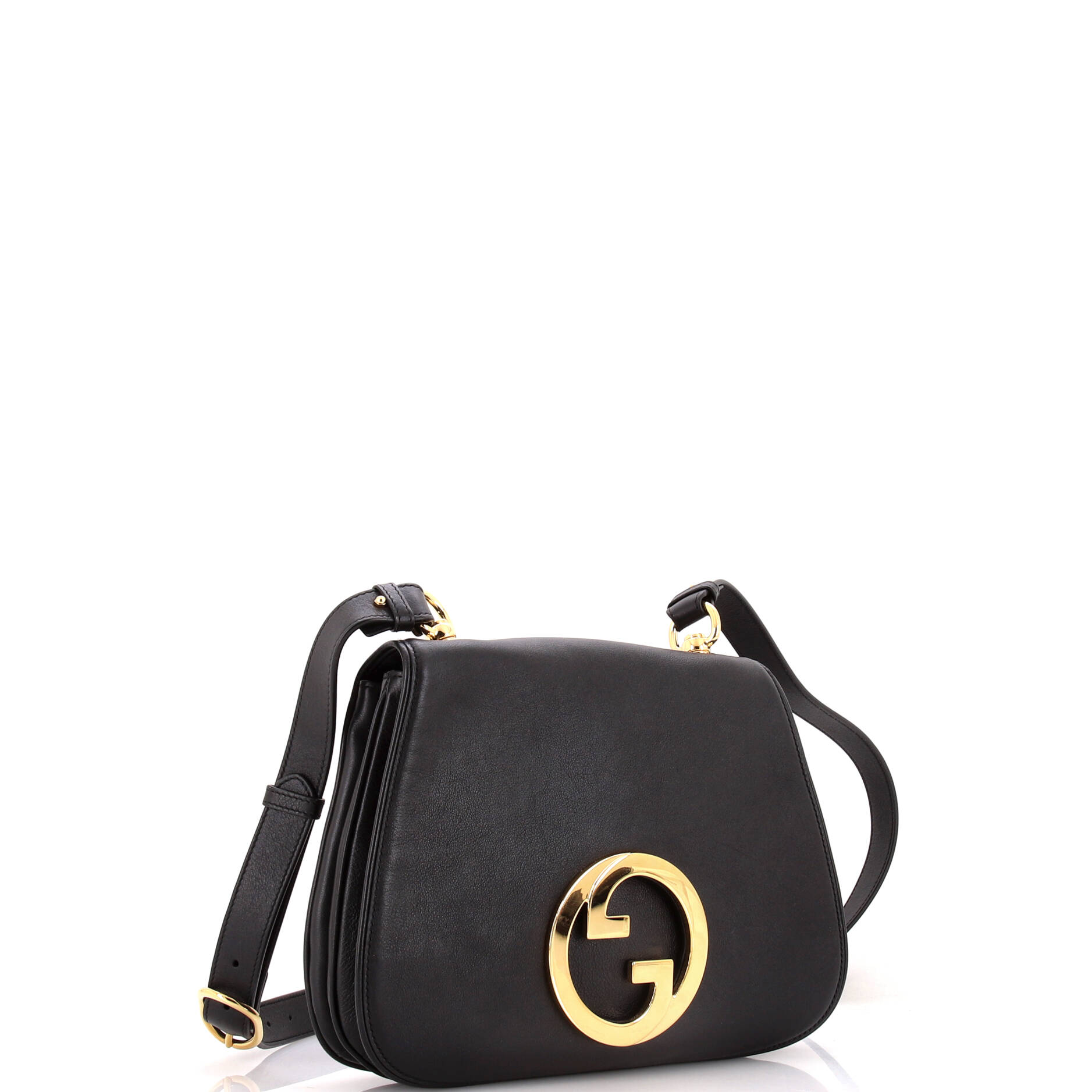 Web Blondie Shoulder Flap Bag Leather Medium