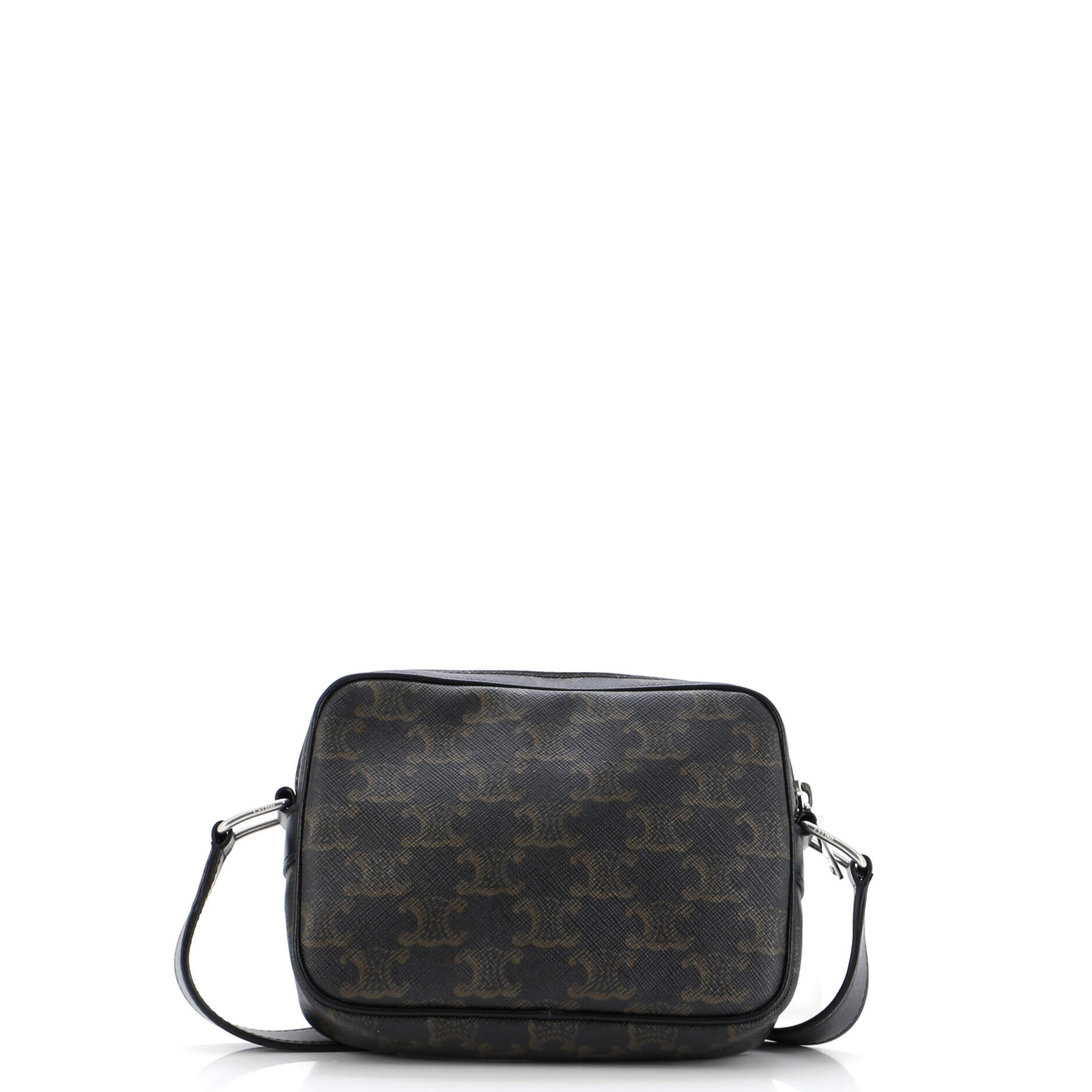 Logo Messenger Bag Triomphe Coated Canvas Mini