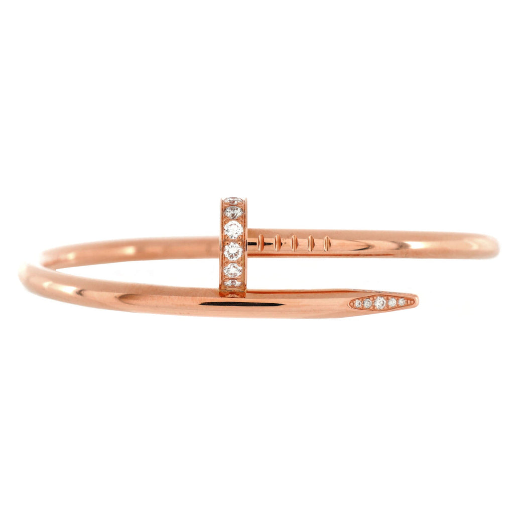 Juste un Clou Bracelet 18K Rose Gold with Diamonds Classic