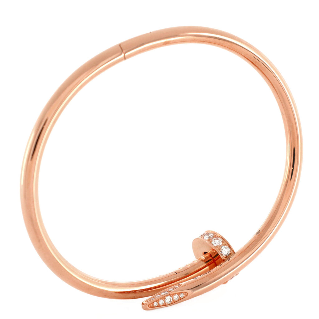 Juste un Clou Bracelet 18K Rose Gold with Diamonds Classic
