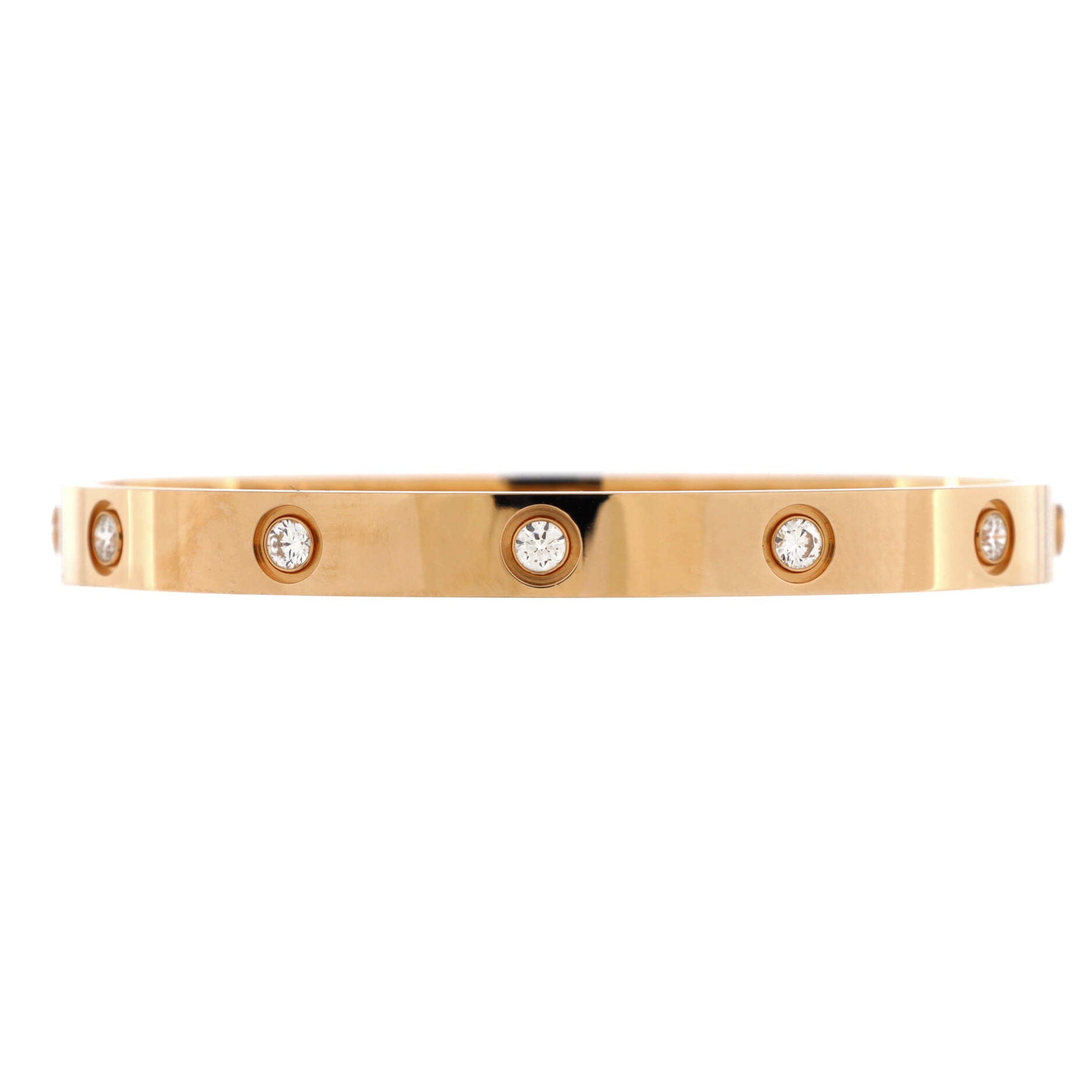 Love 10 Diamond Bracelet 18K Rose Gold with Diamonds