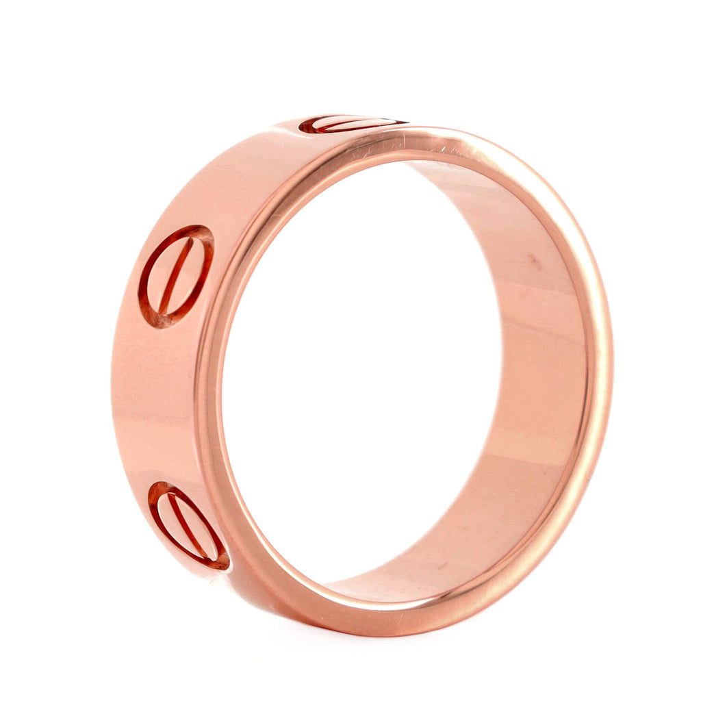 Love Band Ring 18K Rose Gold