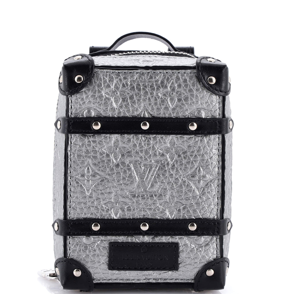 Soft Trunk Backpack Bag Charm and Key Holder Monogram Taurillon Leather