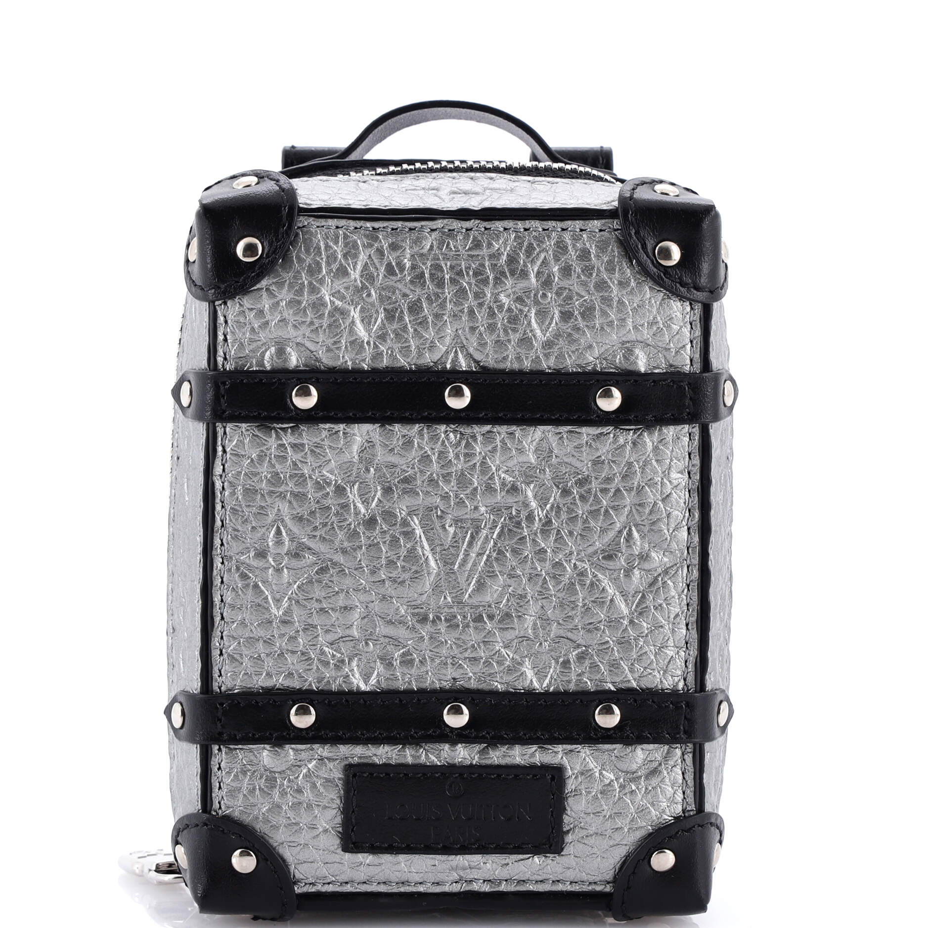 Soft Trunk Backpack Bag Charm and Key Holder Monogram Taurillon Leather