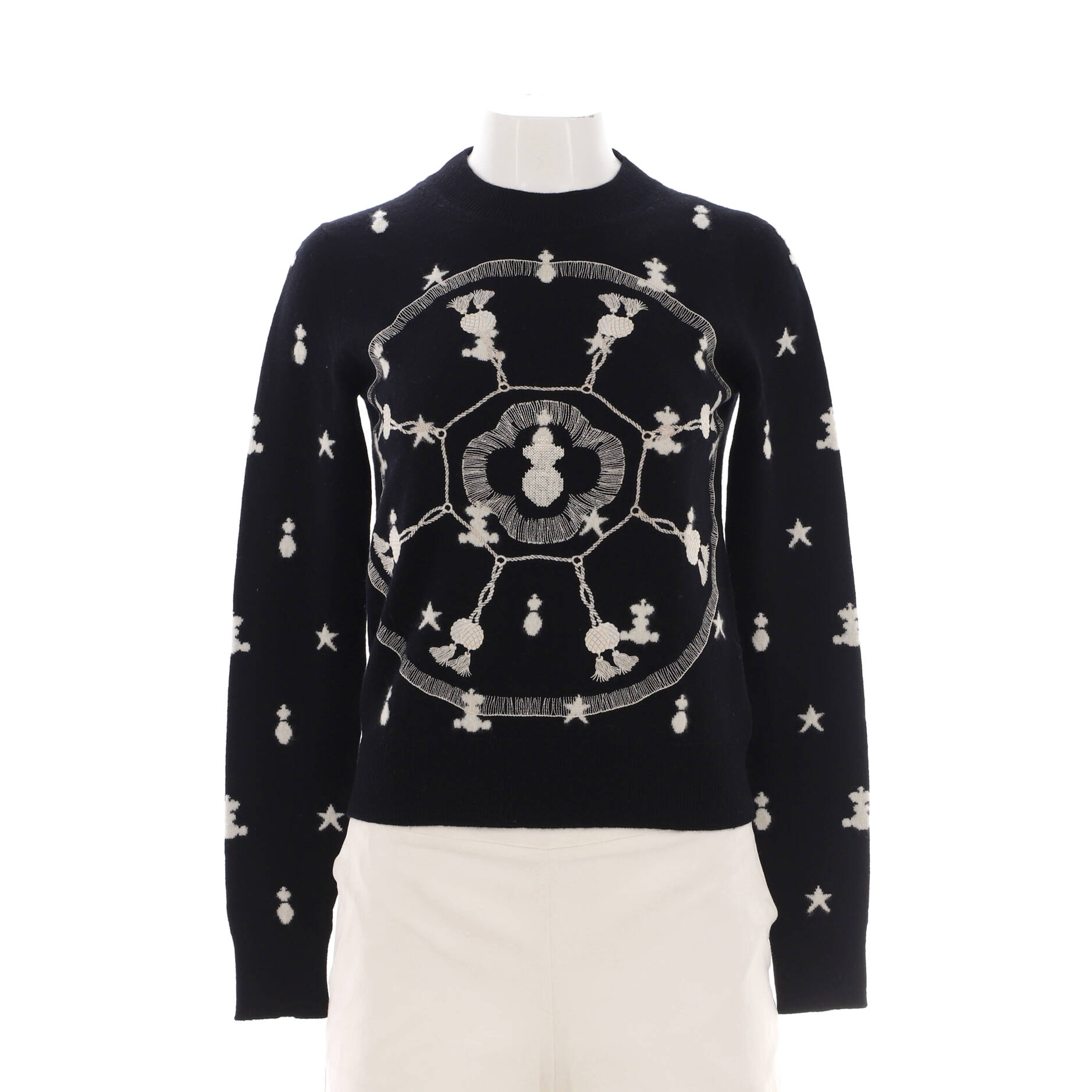 Women's Poste et Cavalerie Crewneck Sweater Cashmere