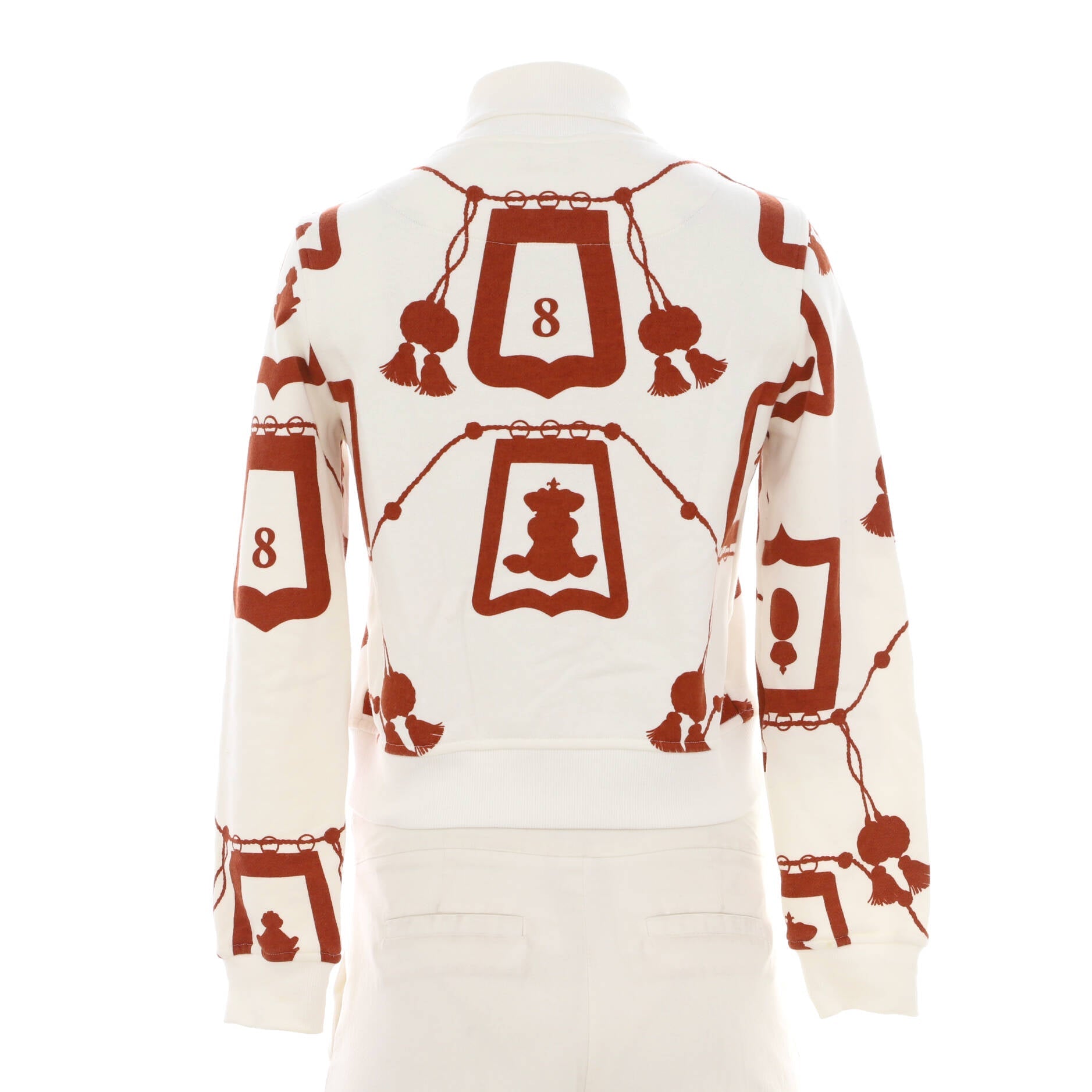 Women's Button Up Jacket Printed Cotton