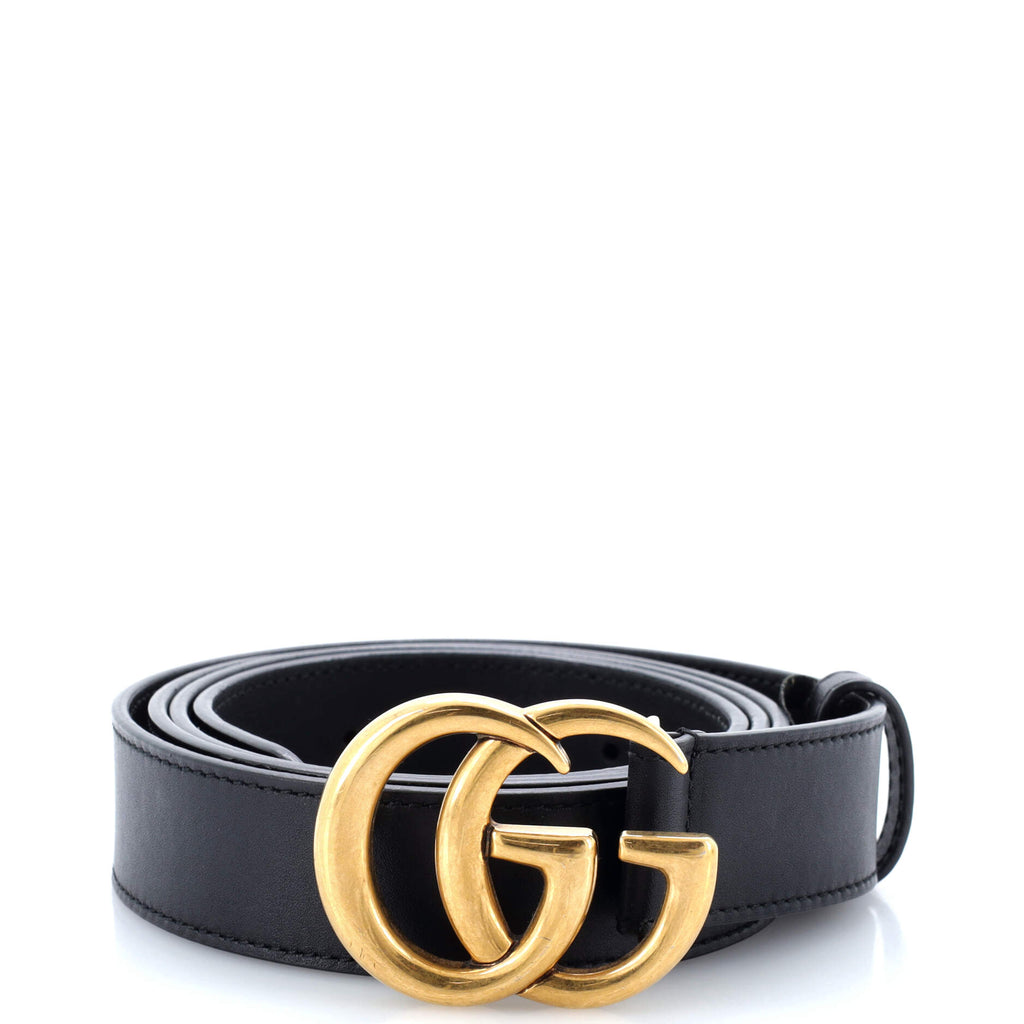 GG Marmont Belt Leather Wide 115
