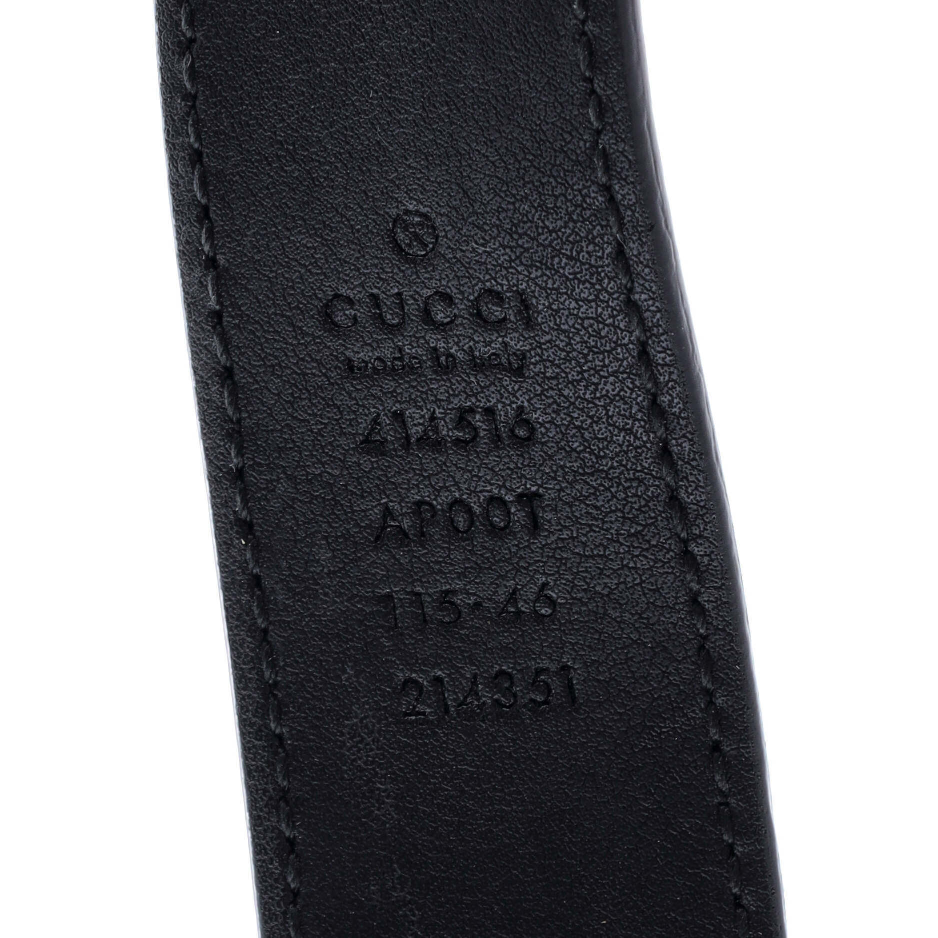 GG Marmont Belt Leather Wide 115