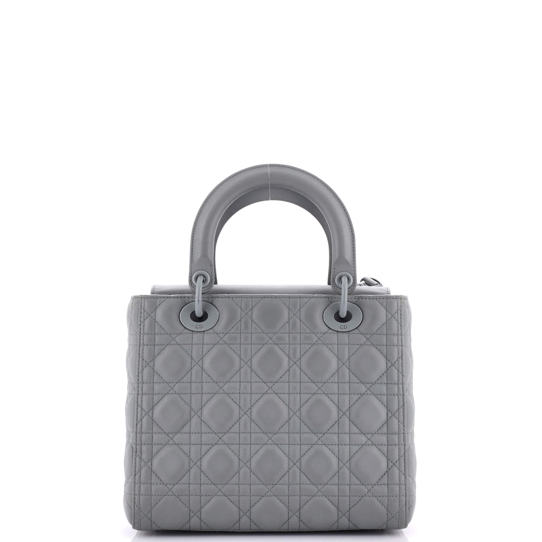 Ultra Matte Lady Dior Bag Cannage Quilt Calfskin Medium