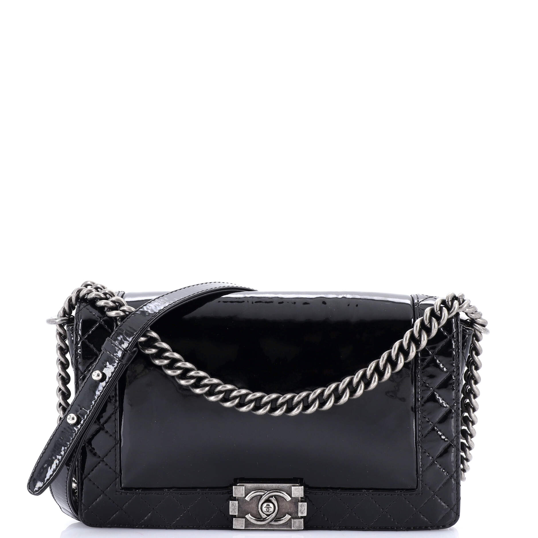 Reverso Boy Flap Bag Patent New Medium