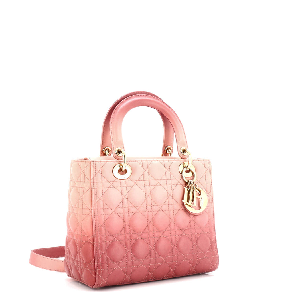 Lady Dior Bag Cannage Quilt Gradient Lambskin Medium