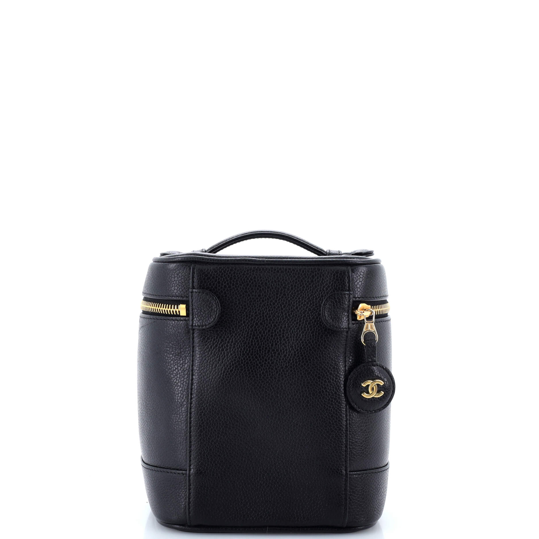 Vintage Timeless Cosmetic Case Caviar Tall