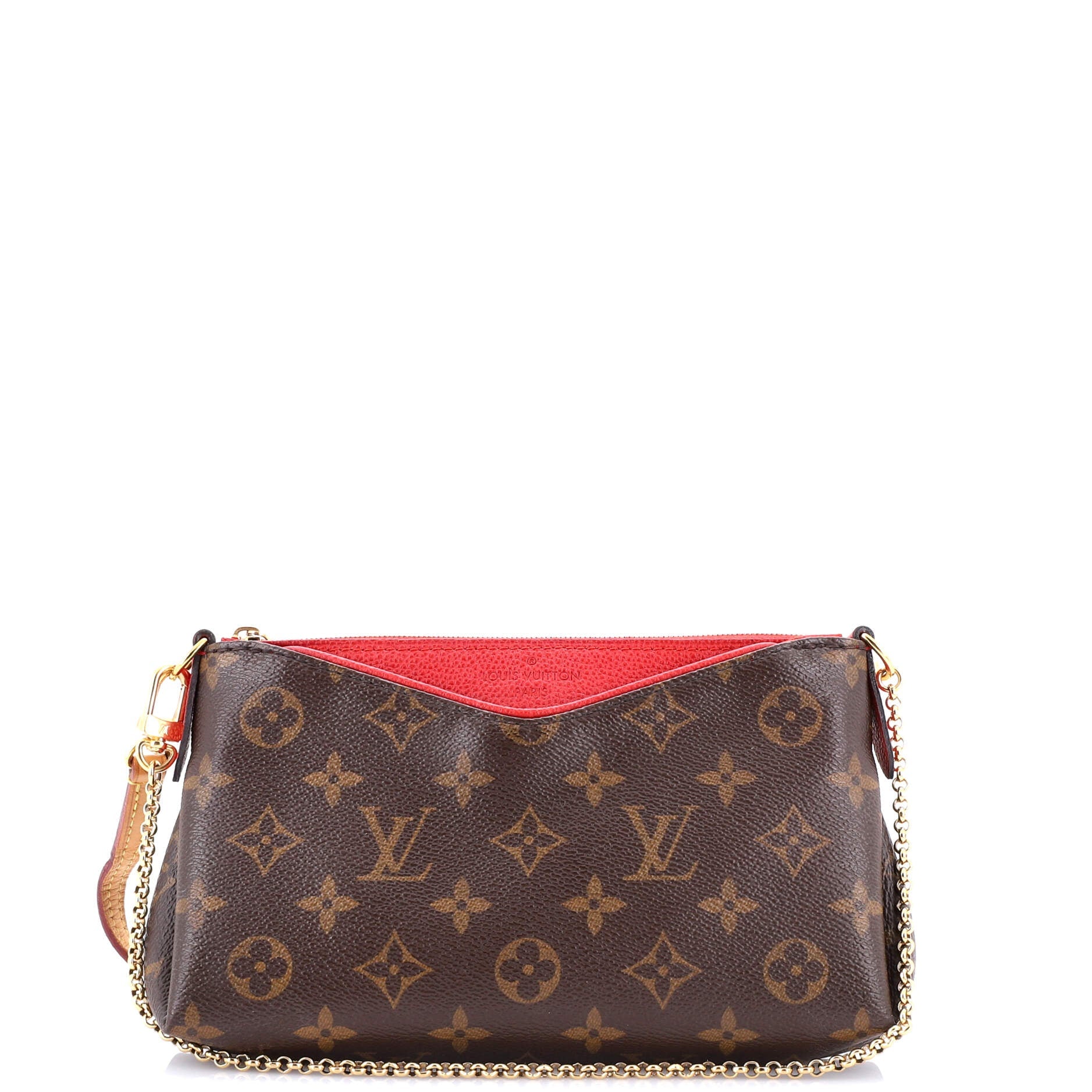 Pallas Clutch Monogram Canvas with Leather