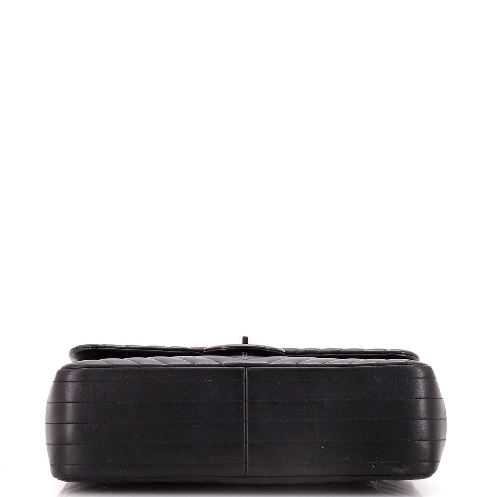 Classic Double Flap Bag Chevron Lambskin Jumbo