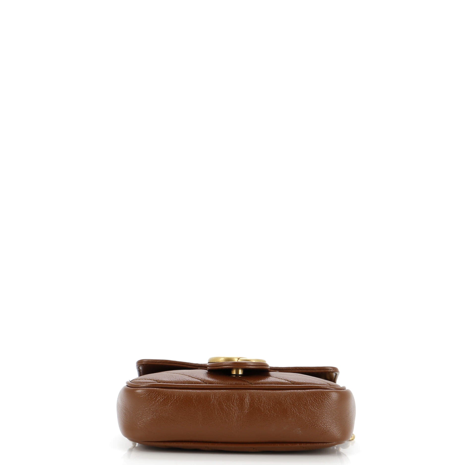 GG Marmont Flap Bag Diagonal Quilted Leather Super Mini