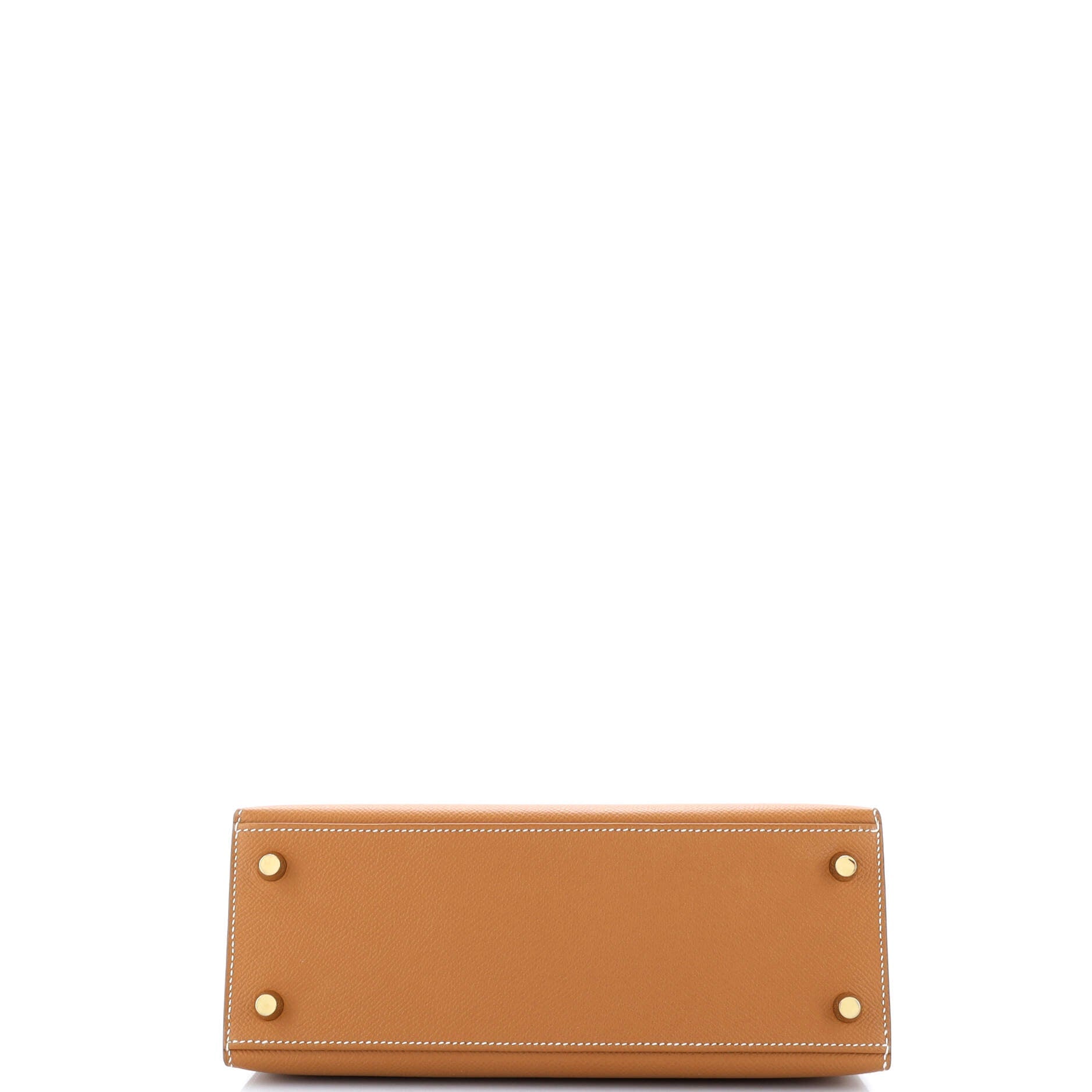 Kelly Handbag Gold Epsom with Gold Hardware 25