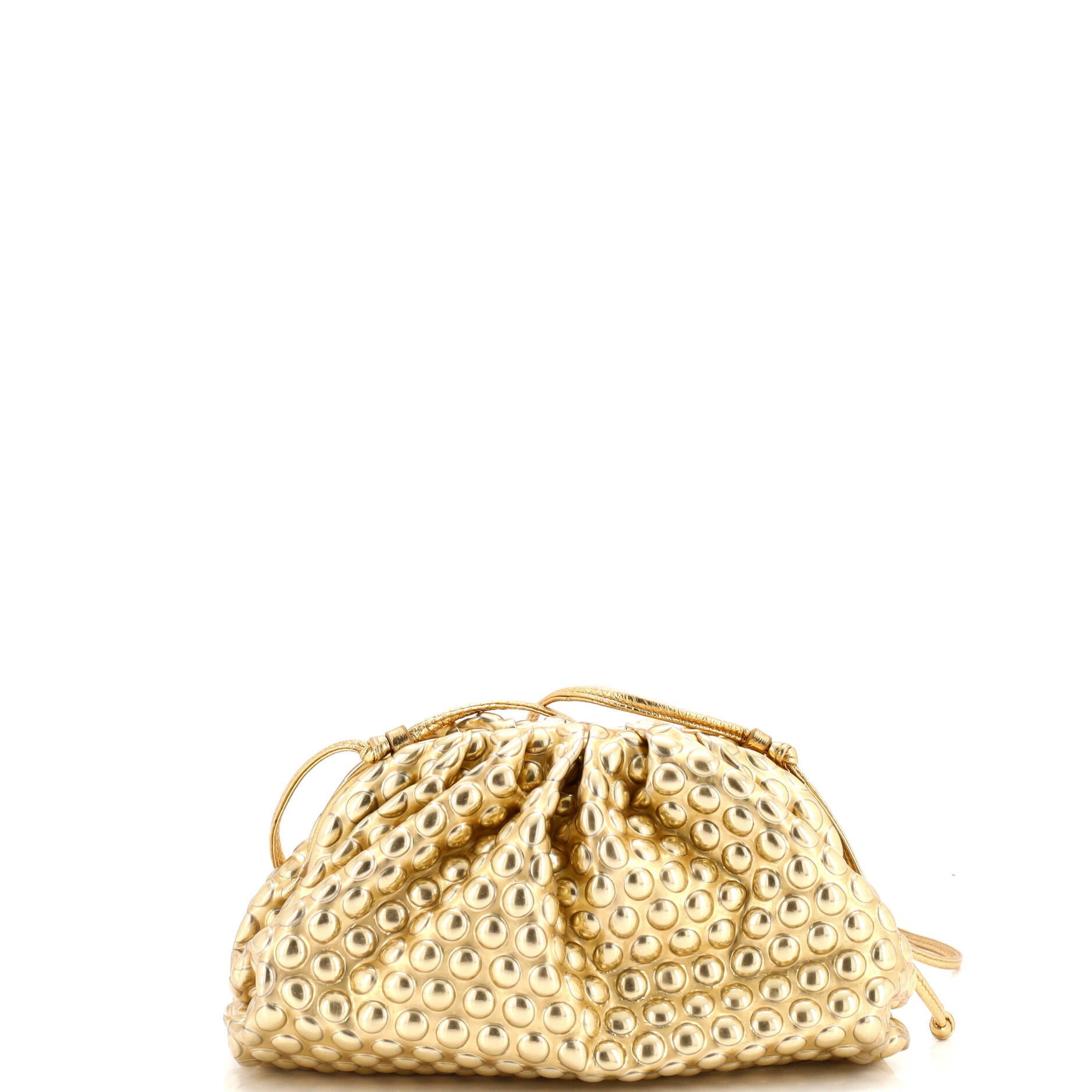 The Pouch Bubble Wrap Textured Leather Mini
