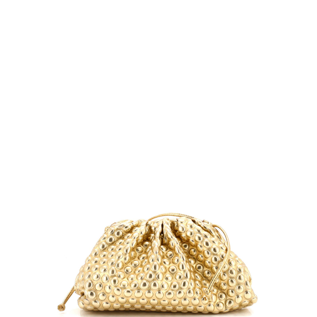 The Pouch Bubble Wrap Textured Leather Mini