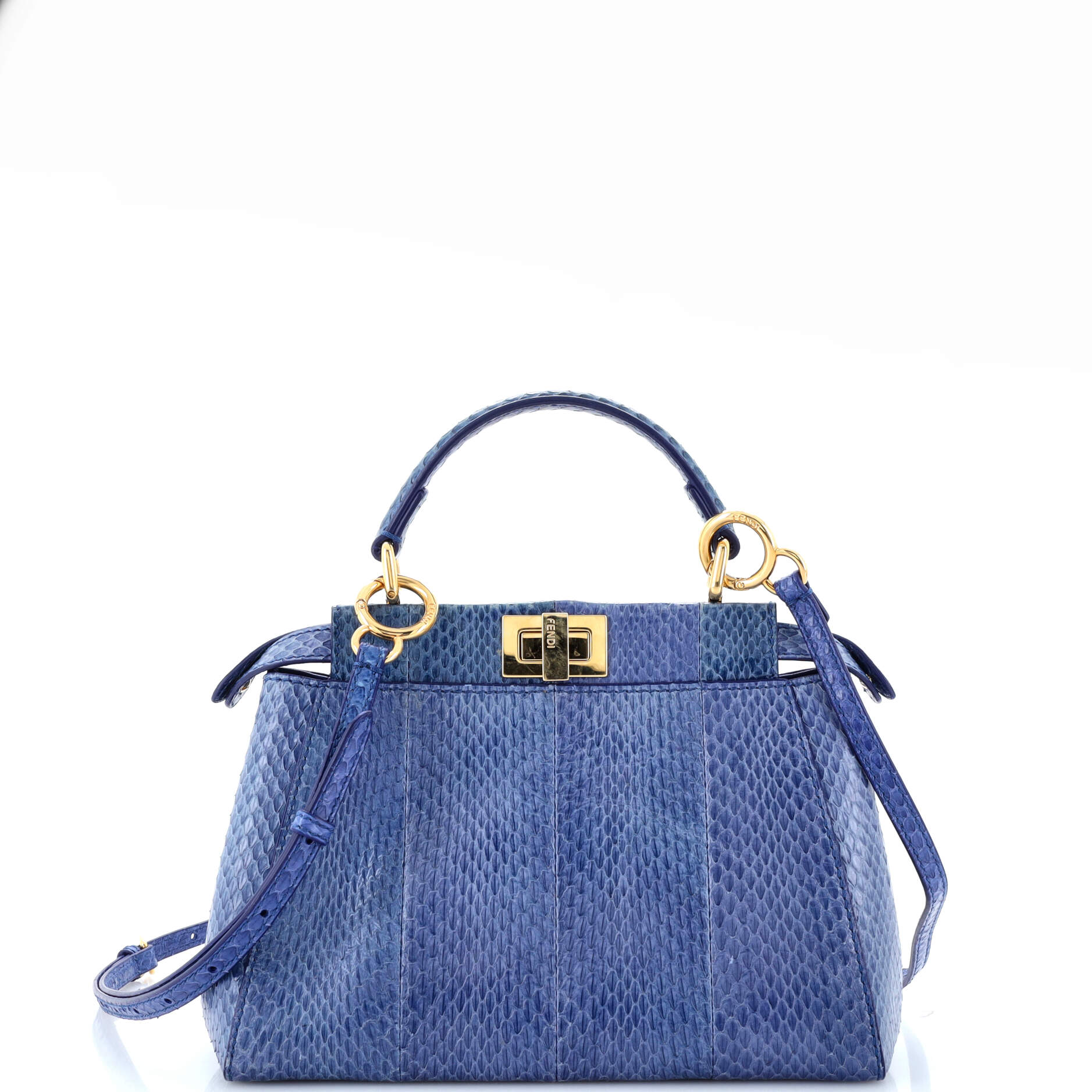 Peekaboo Bag Python Mini