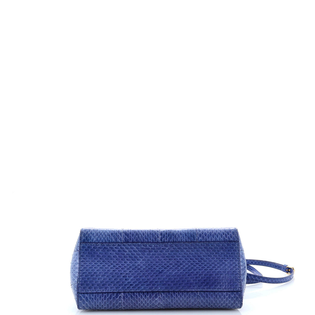 Peekaboo Bag Python Mini