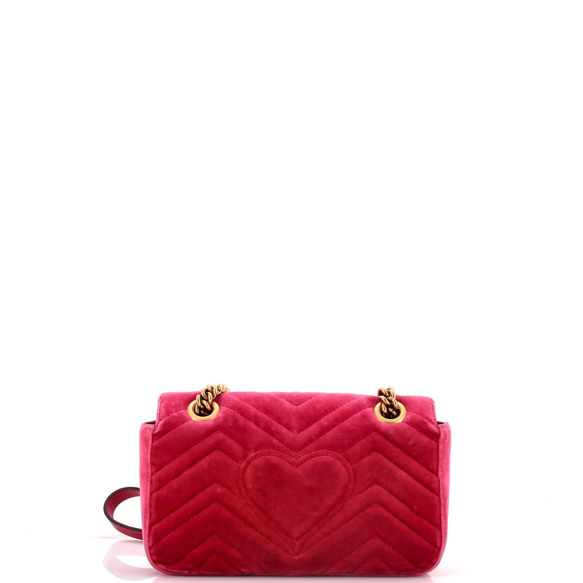 GG Marmont Flap Bag Matelasse Velvet Mini