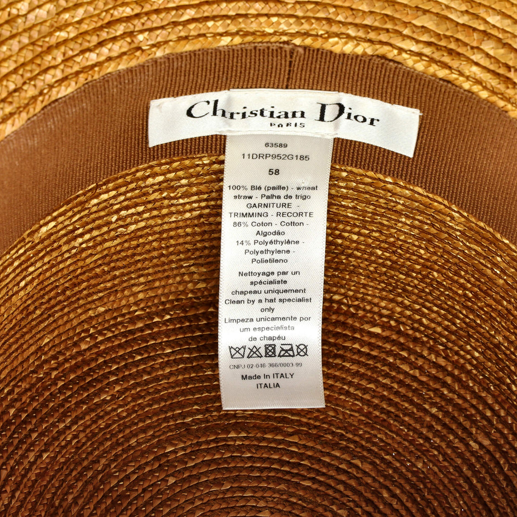 Dioresort Brim Hat Straw