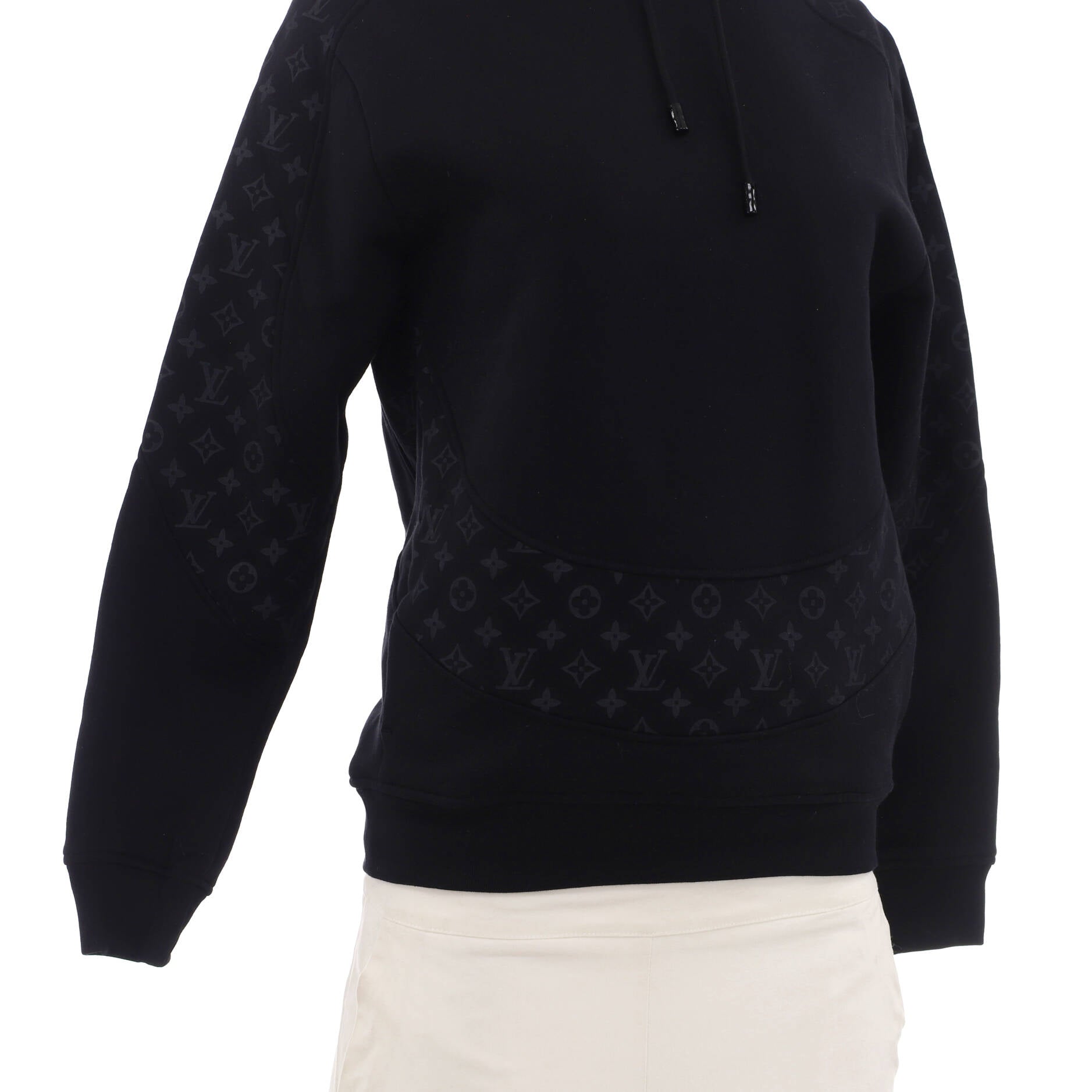 Men's Circle Cut Hoodie Monogram Cotton