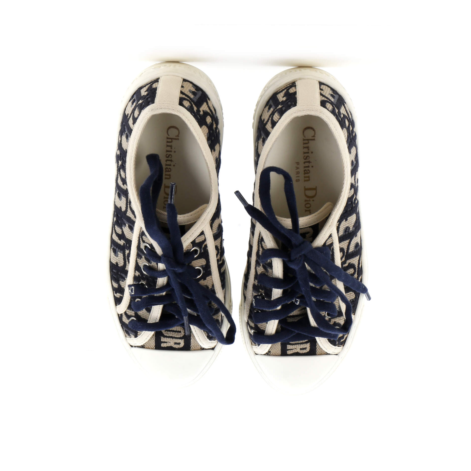 Women's Walk'N'Dior Sneakers Oblique Canvas