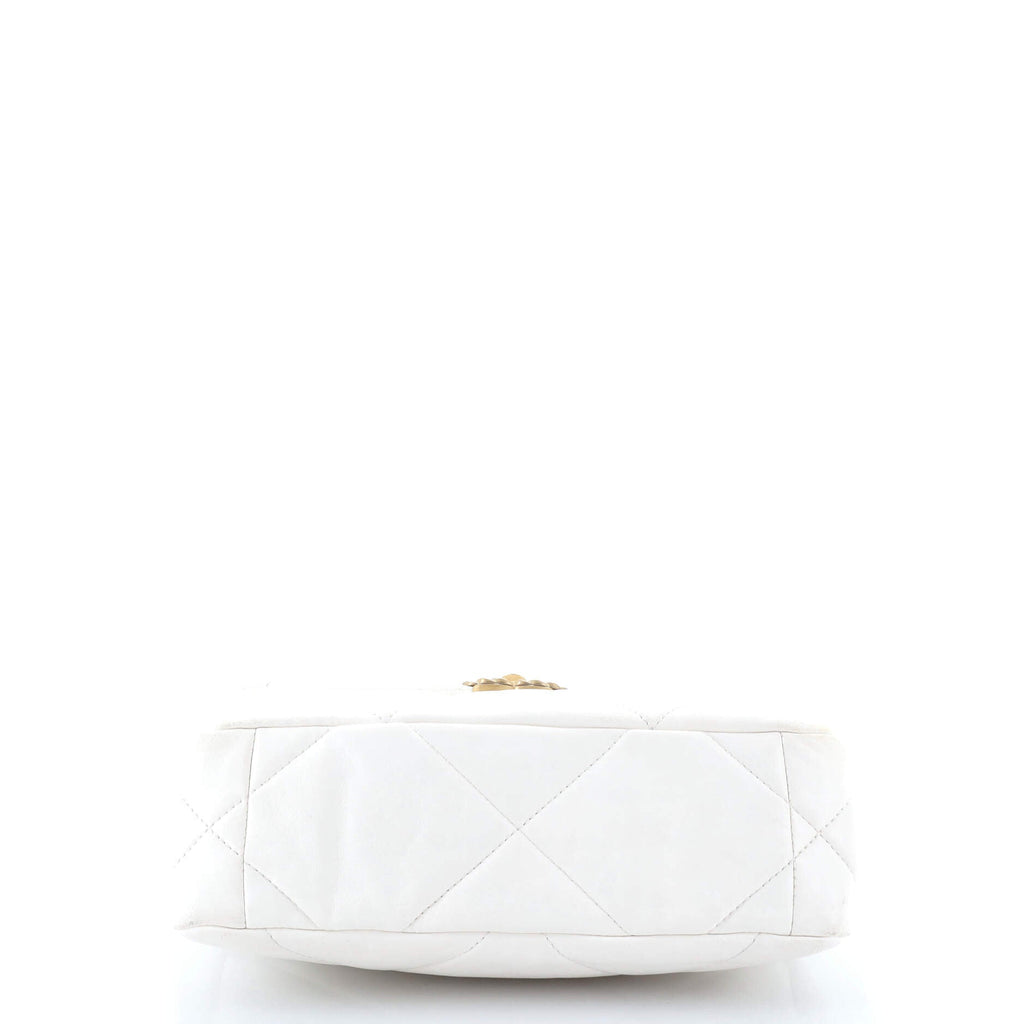 19 Flap Bag Quilted Leather Medium