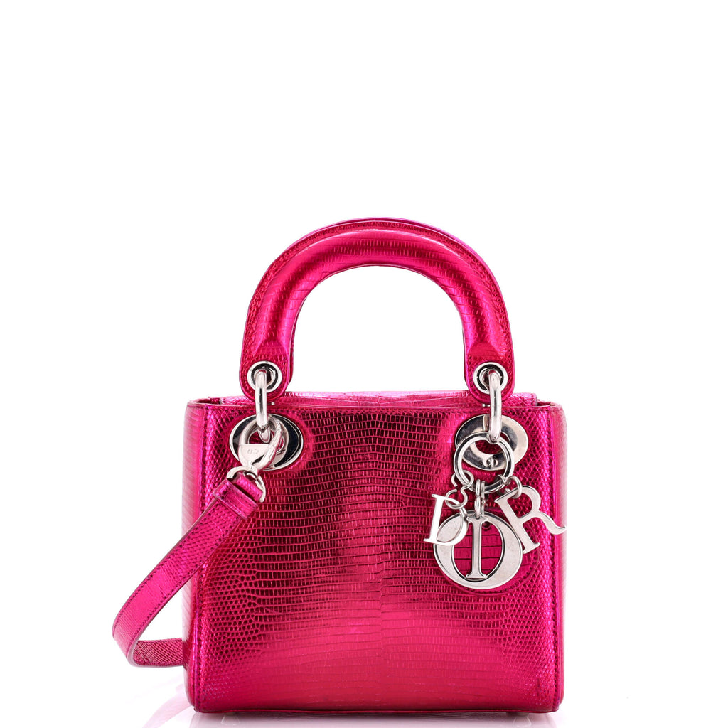 Lady Dior Bag Lizard Mini