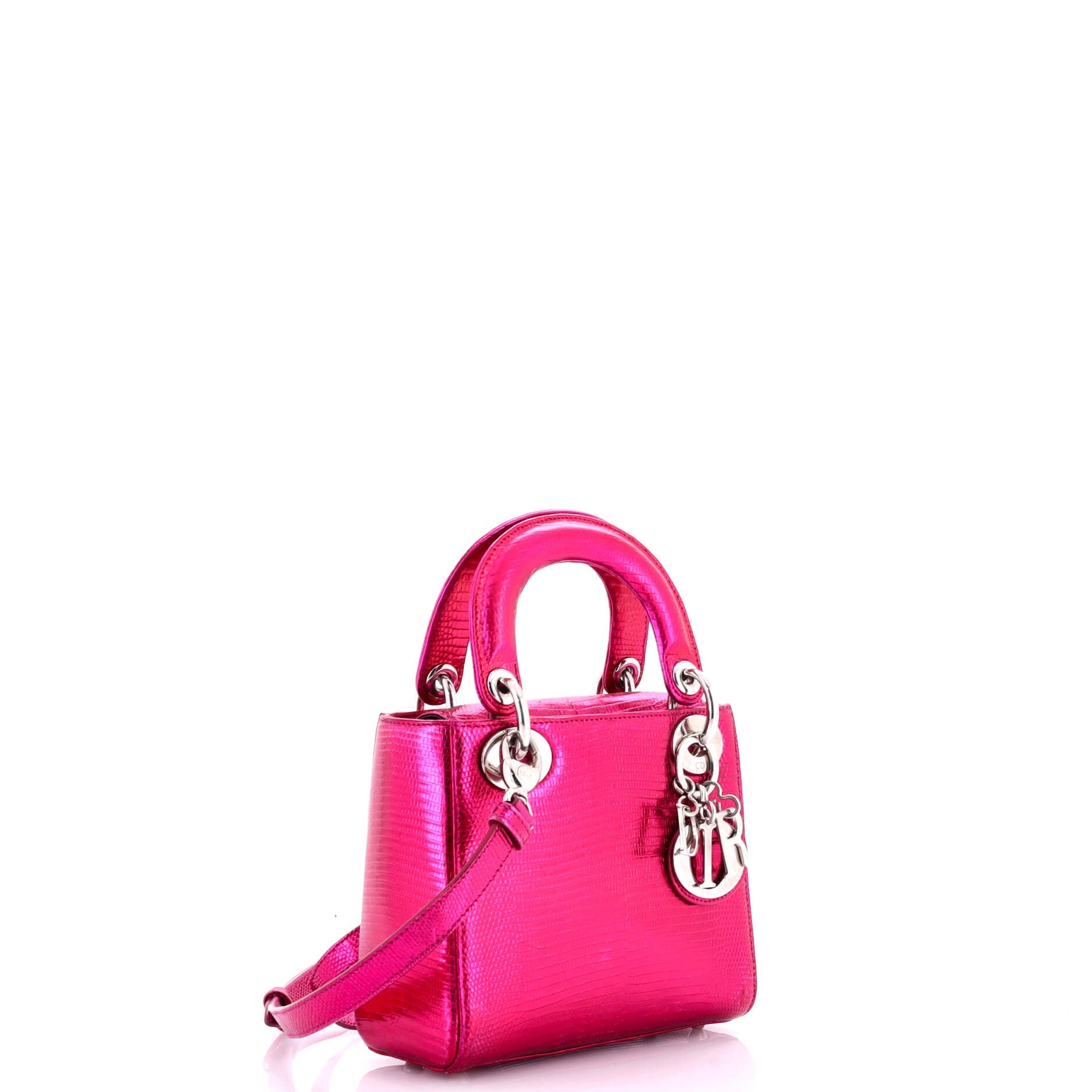 Lady Dior Bag Lizard Mini