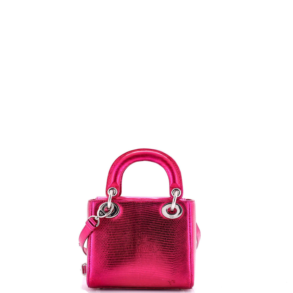 Lady Dior Bag Lizard Mini