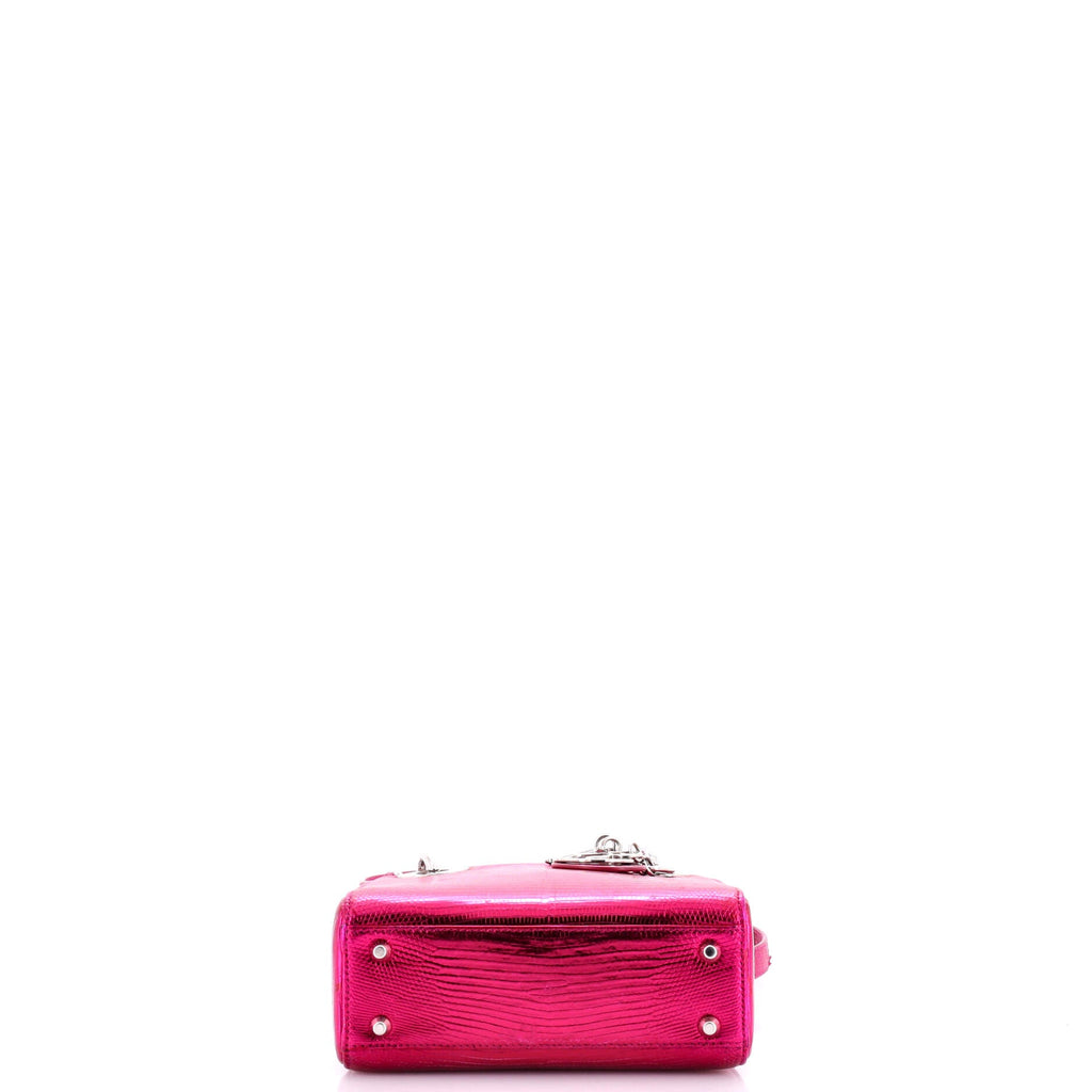 Lady Dior Bag Lizard Mini