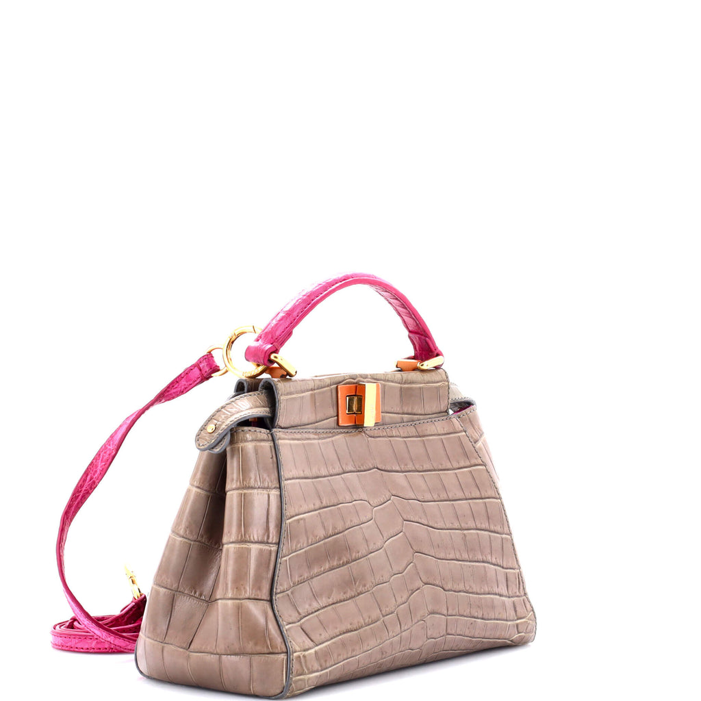 Peekaboo Bag Crocodile Mini