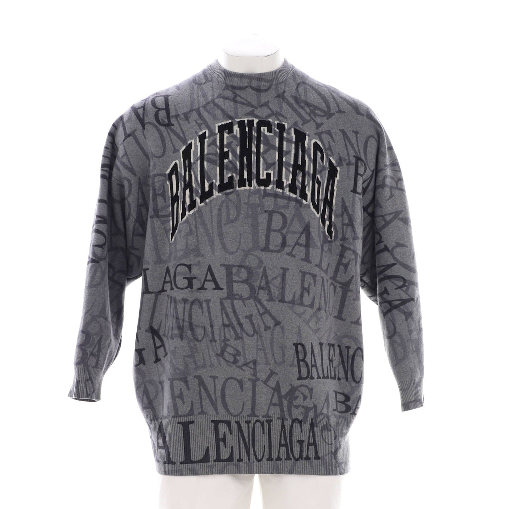 All Over Logo Sweater Wool Blend