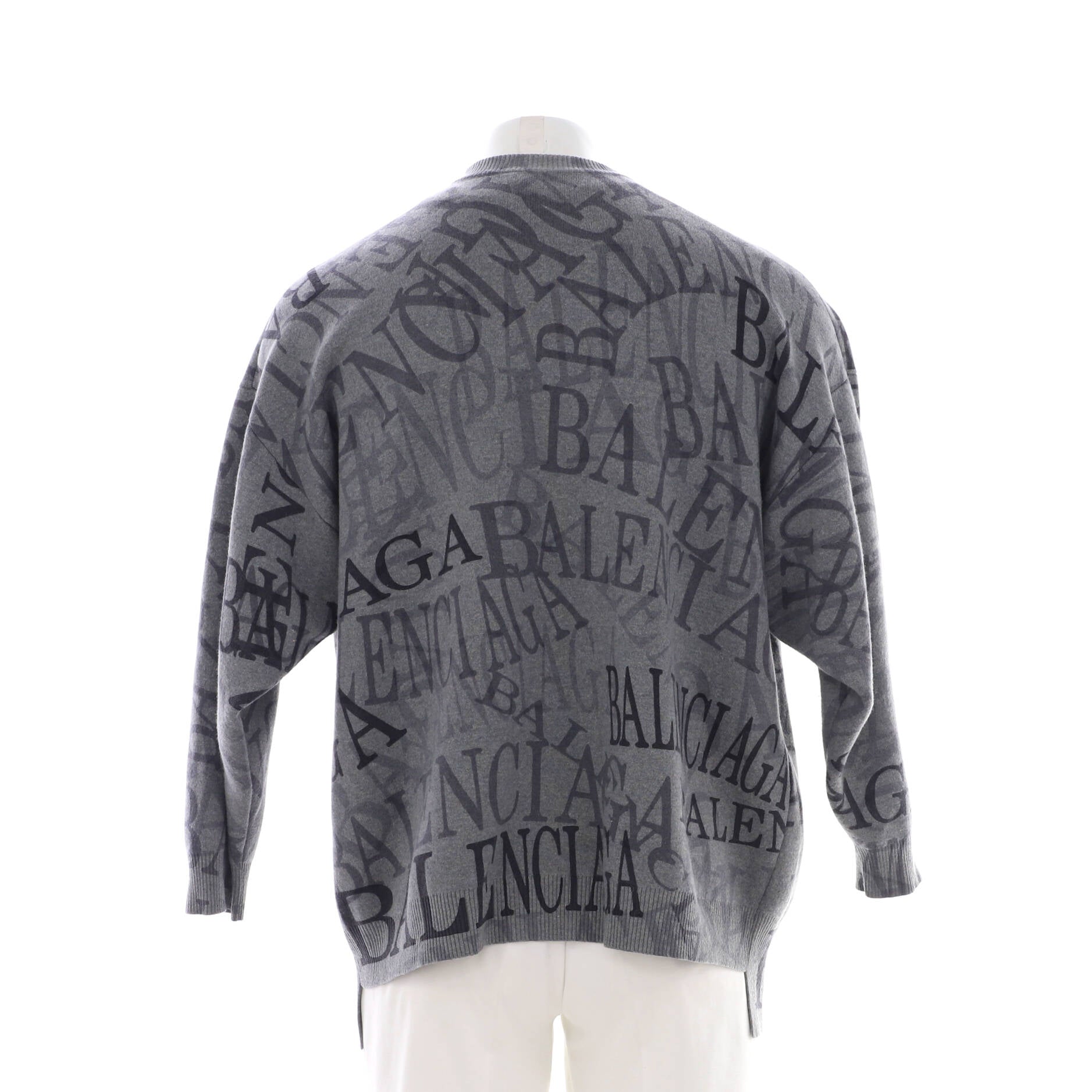 All Over Logo Sweater Wool Blend