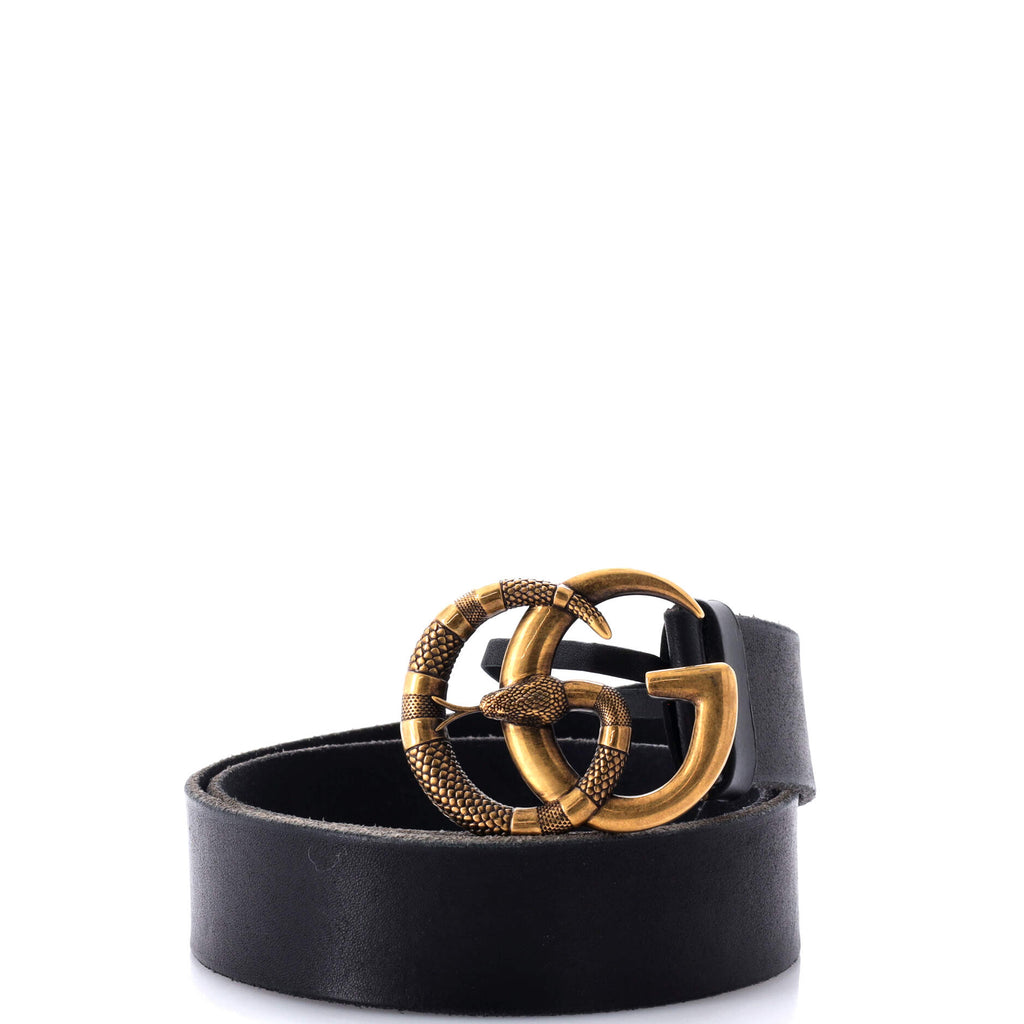 Snake Marmont Belt Leather Wide 85