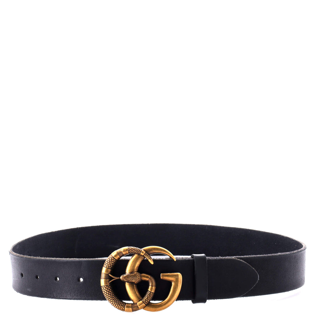 Snake Marmont Belt Leather Wide 85