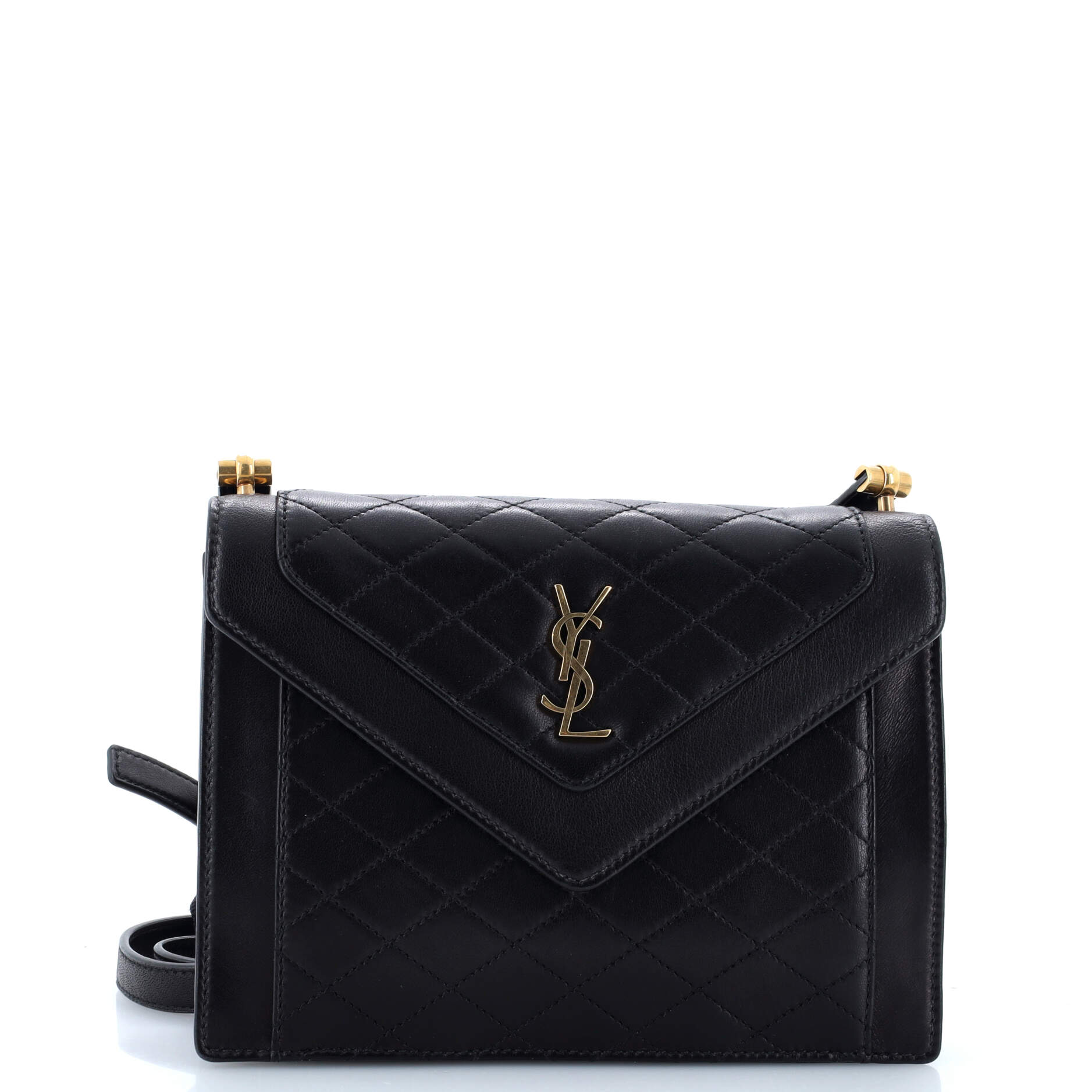 Gaby Envelope Satchel Quilted Leather Mini
