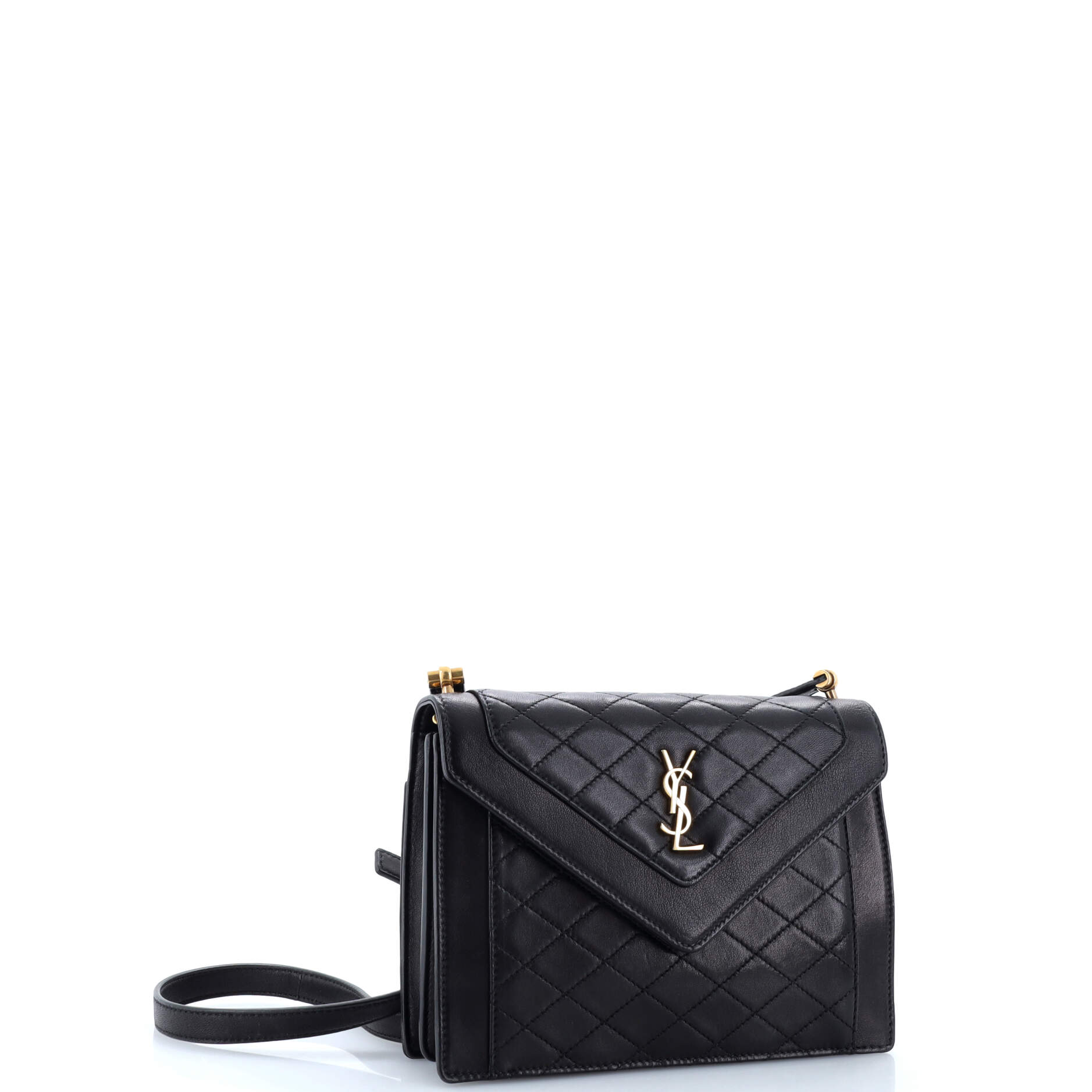 Gaby Envelope Satchel Quilted Leather Mini