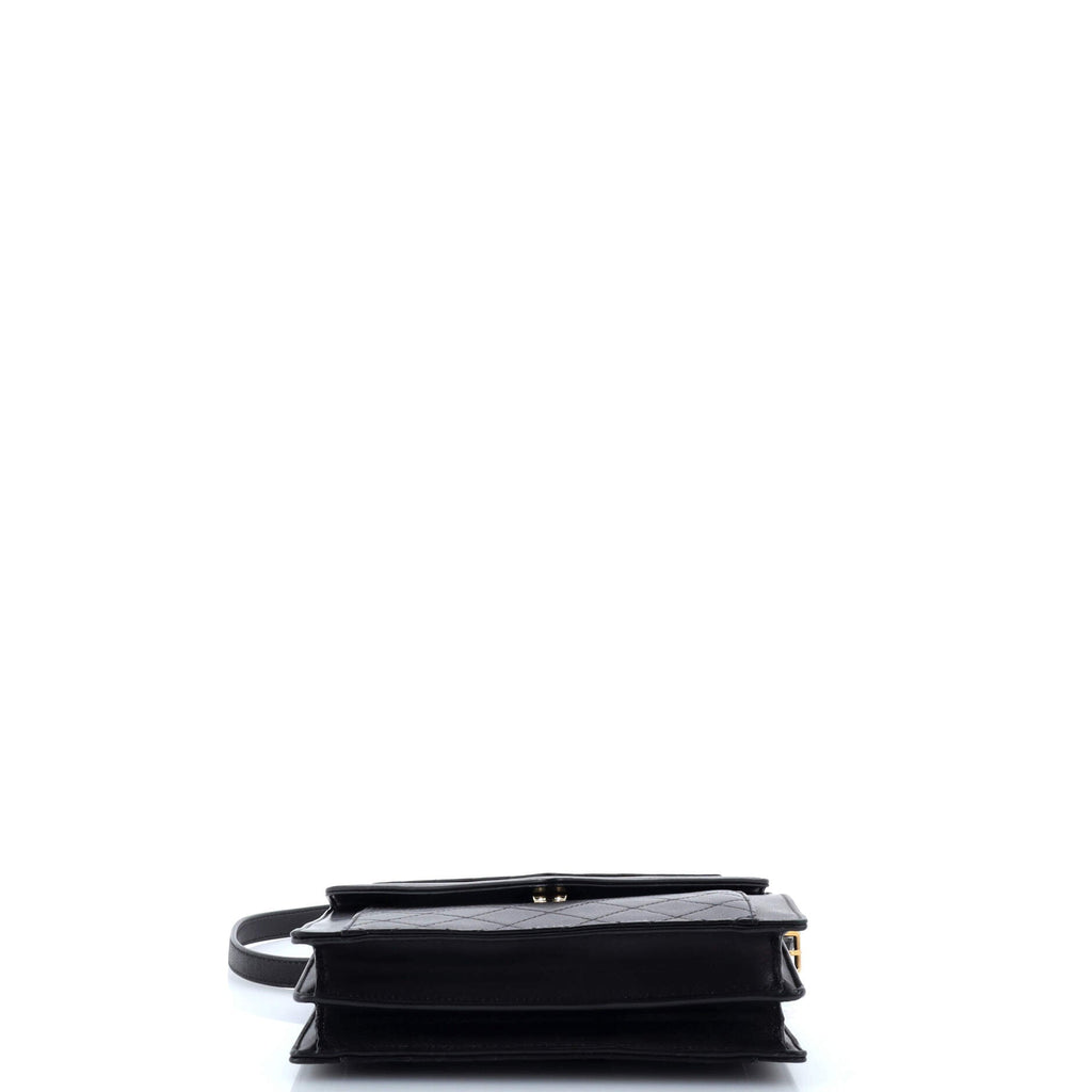 Gaby Envelope Satchel Quilted Leather Mini