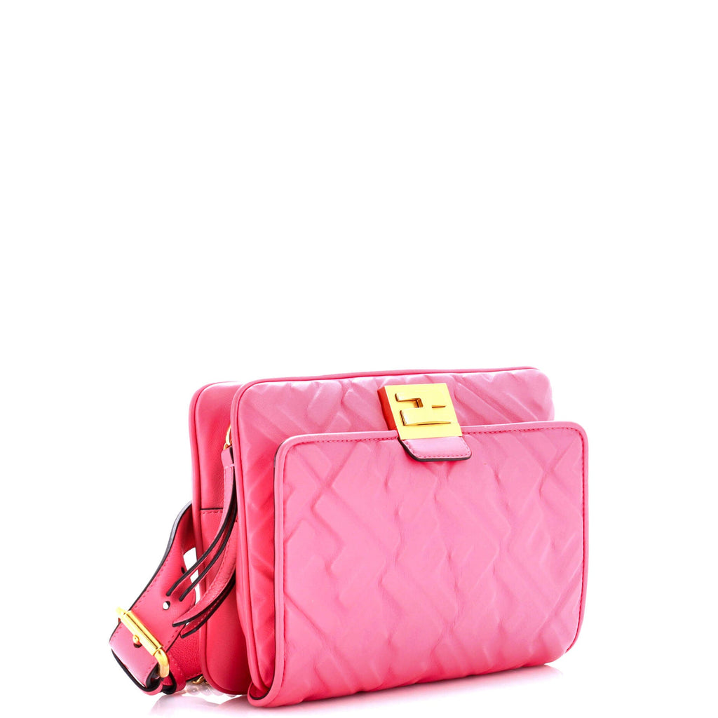 Upside Down Bag Zucca Embossed Leather