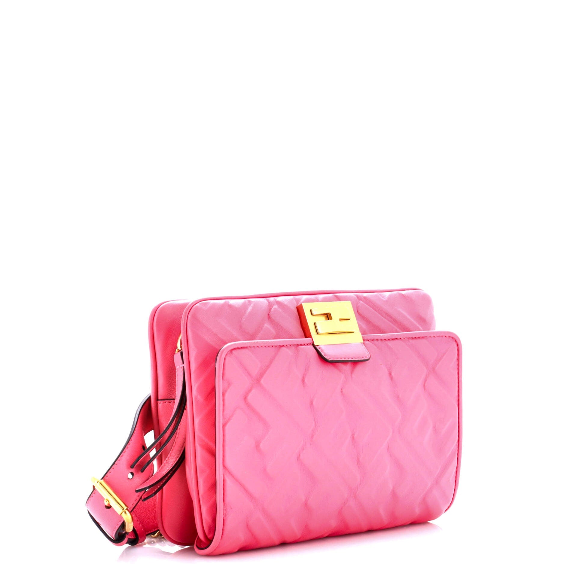 Upside Down Bag Zucca Embossed Leather