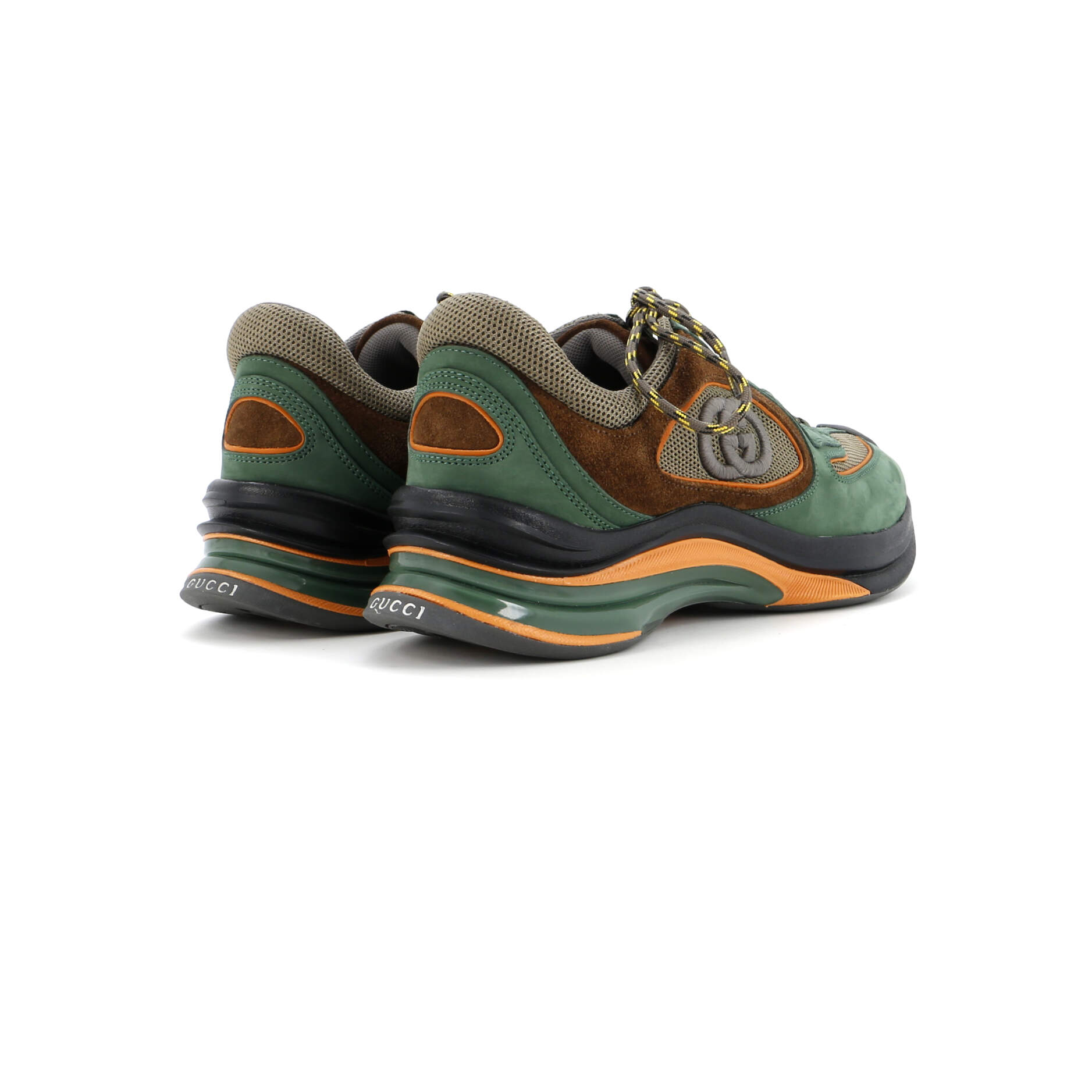 Run Sneakers Technical Fabric and Suede