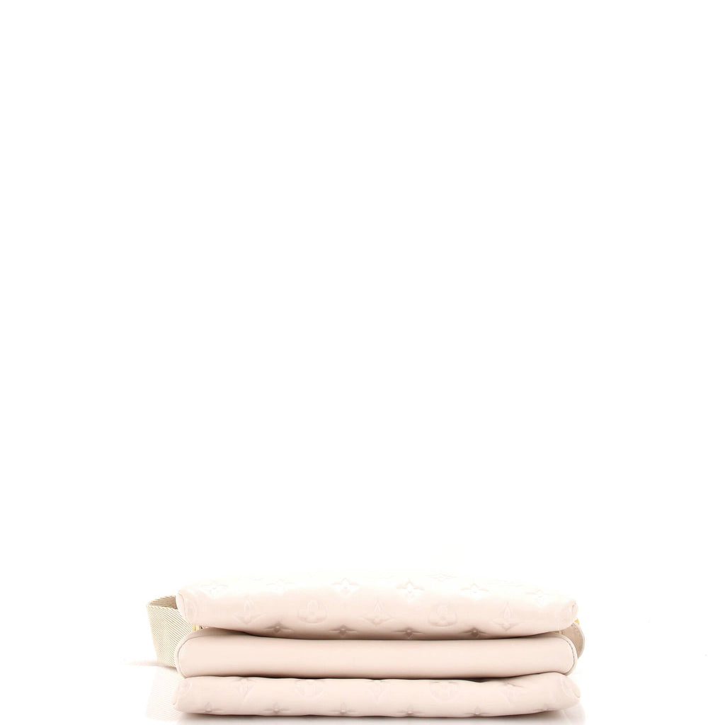 Coussin Bag Monogram Embossed Lambskin PM