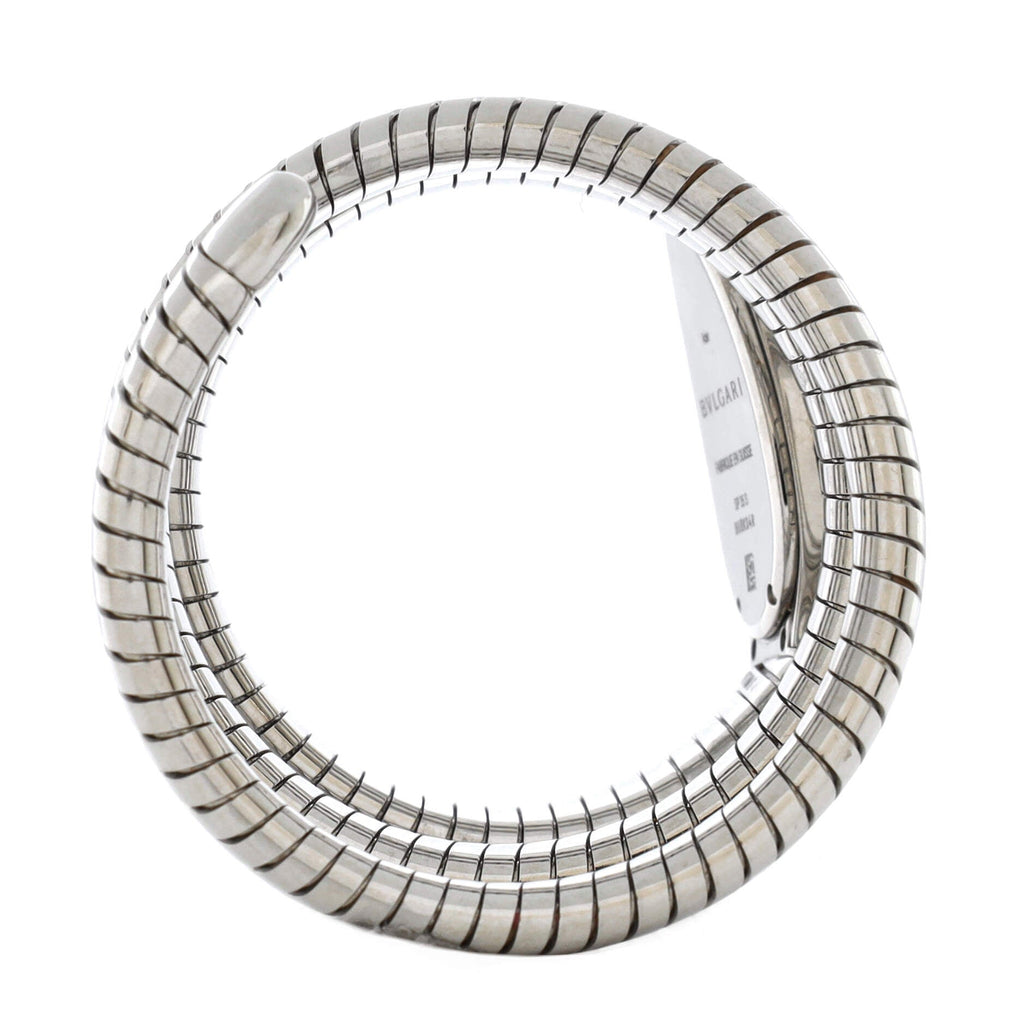 Serpenti Tubogas Double Spiral Quartz Watch Stainless Steel 23